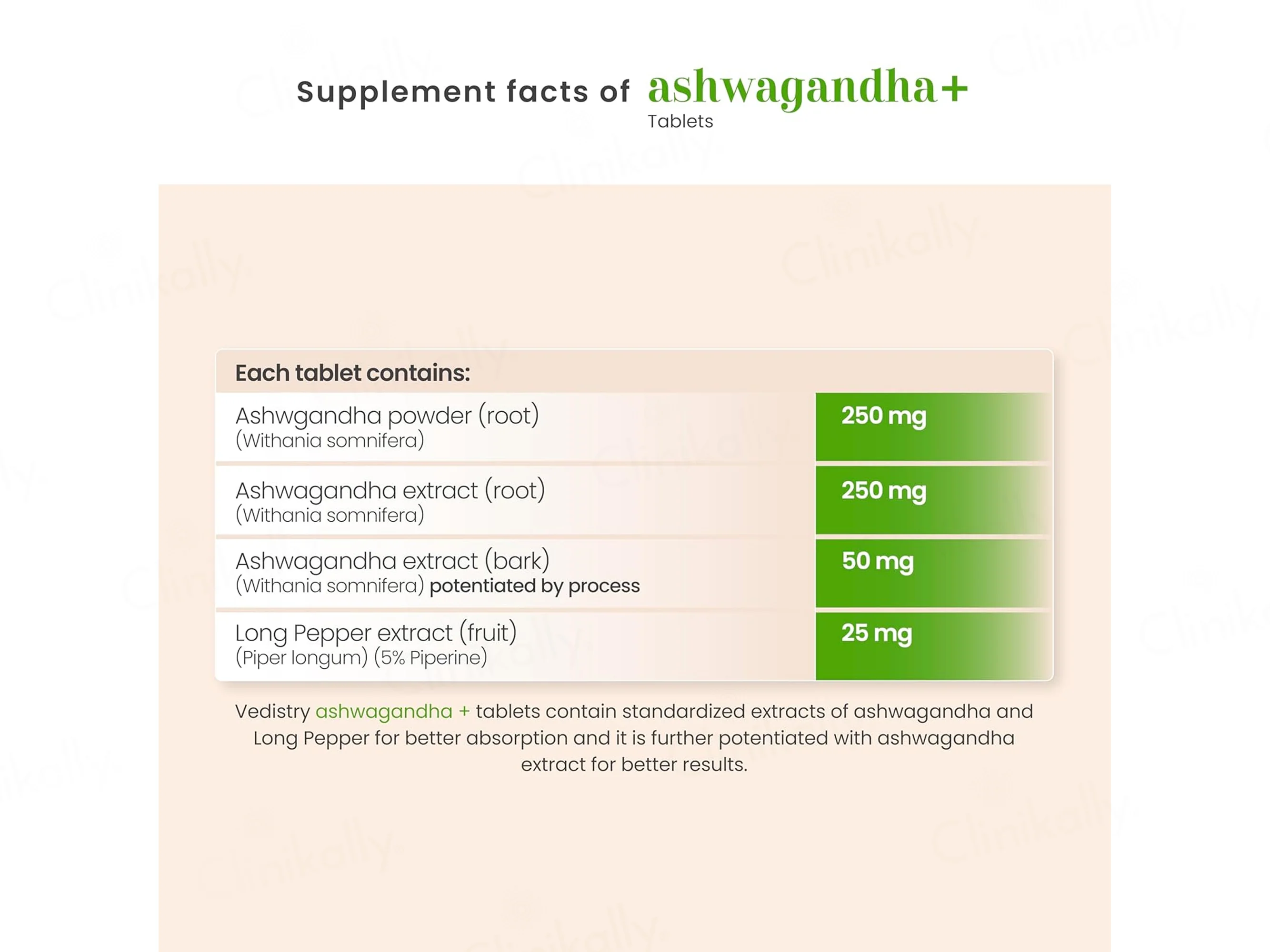 Vedistry Ashwagandha+ Ayurvedic Tablet - Image 6