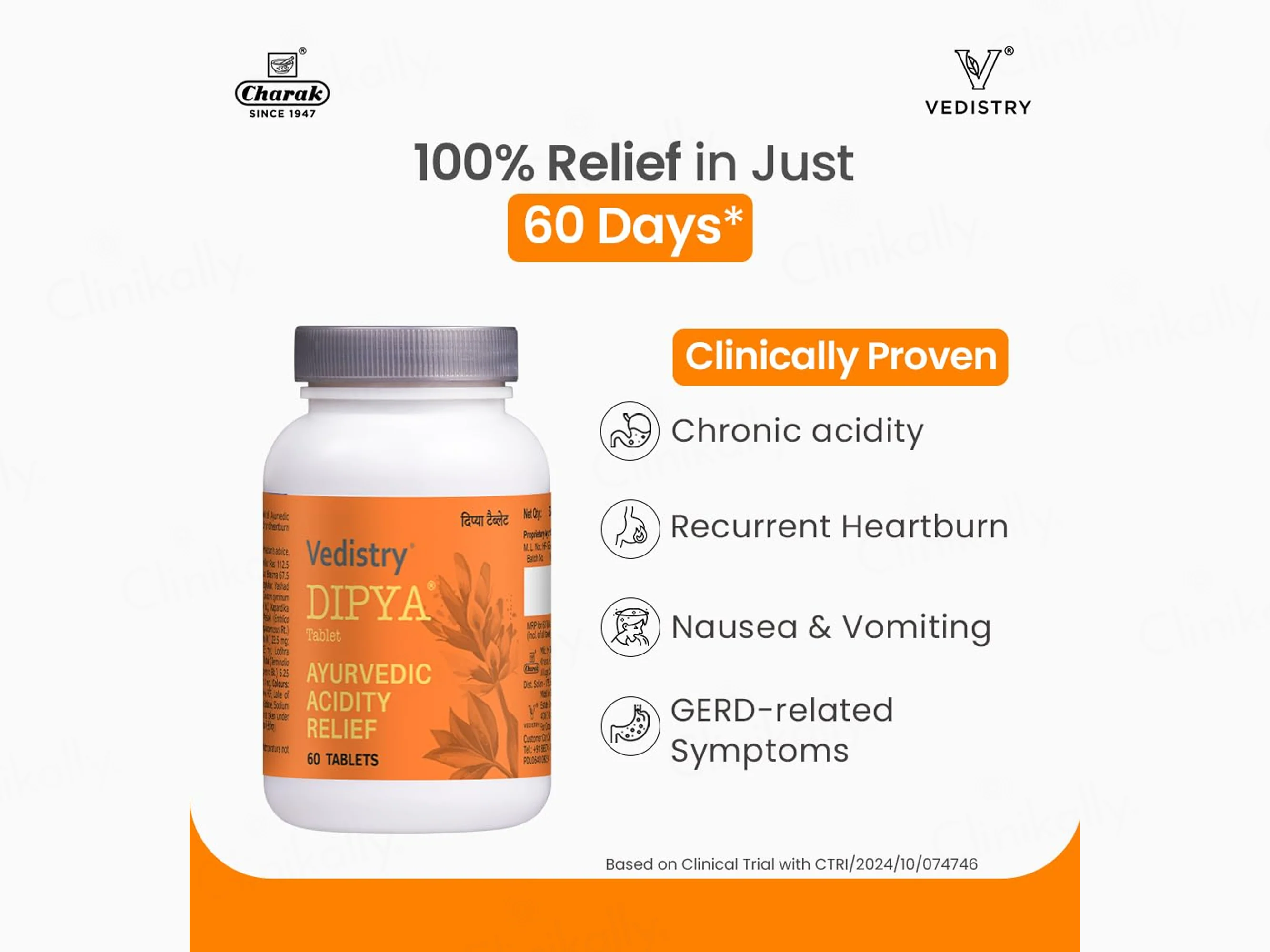 Vedistry Dipya Ayurvedic Acidity Relief Tablet - Image 3