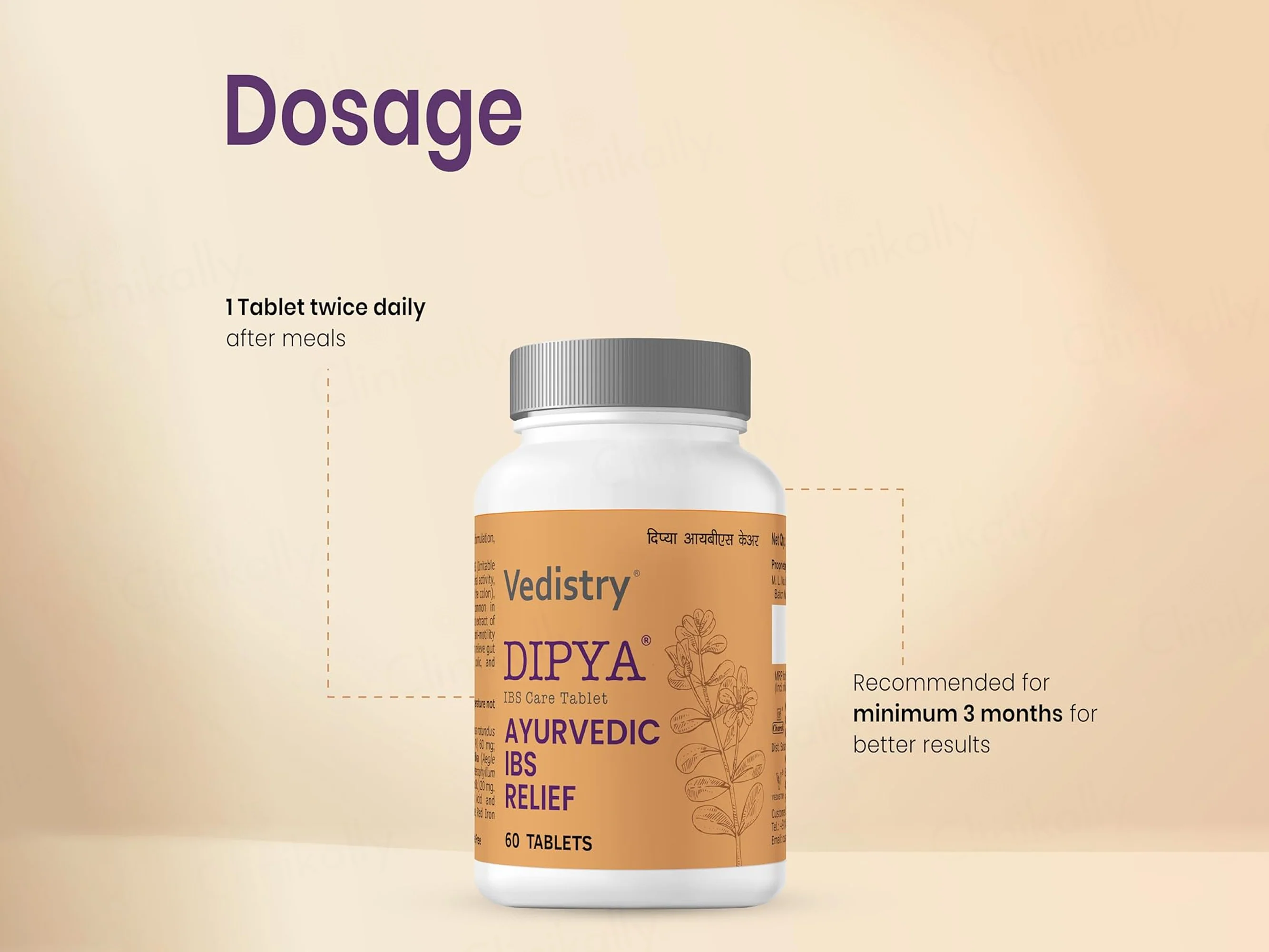 Vedistry Dipya Ayurvedic IBS Relief Tablet - Image 7