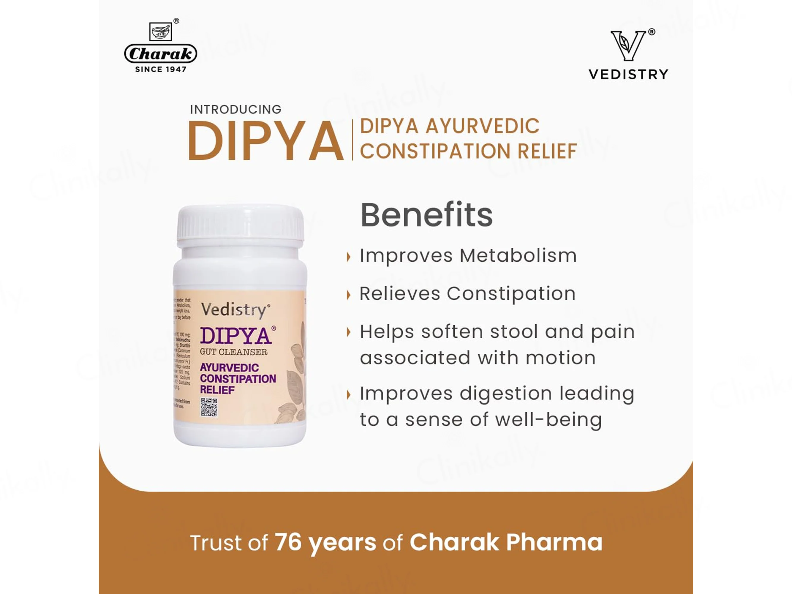 Vedistry Dipya Gut Cleanser Ayurvedic Constipation Relief Powder - Image 4