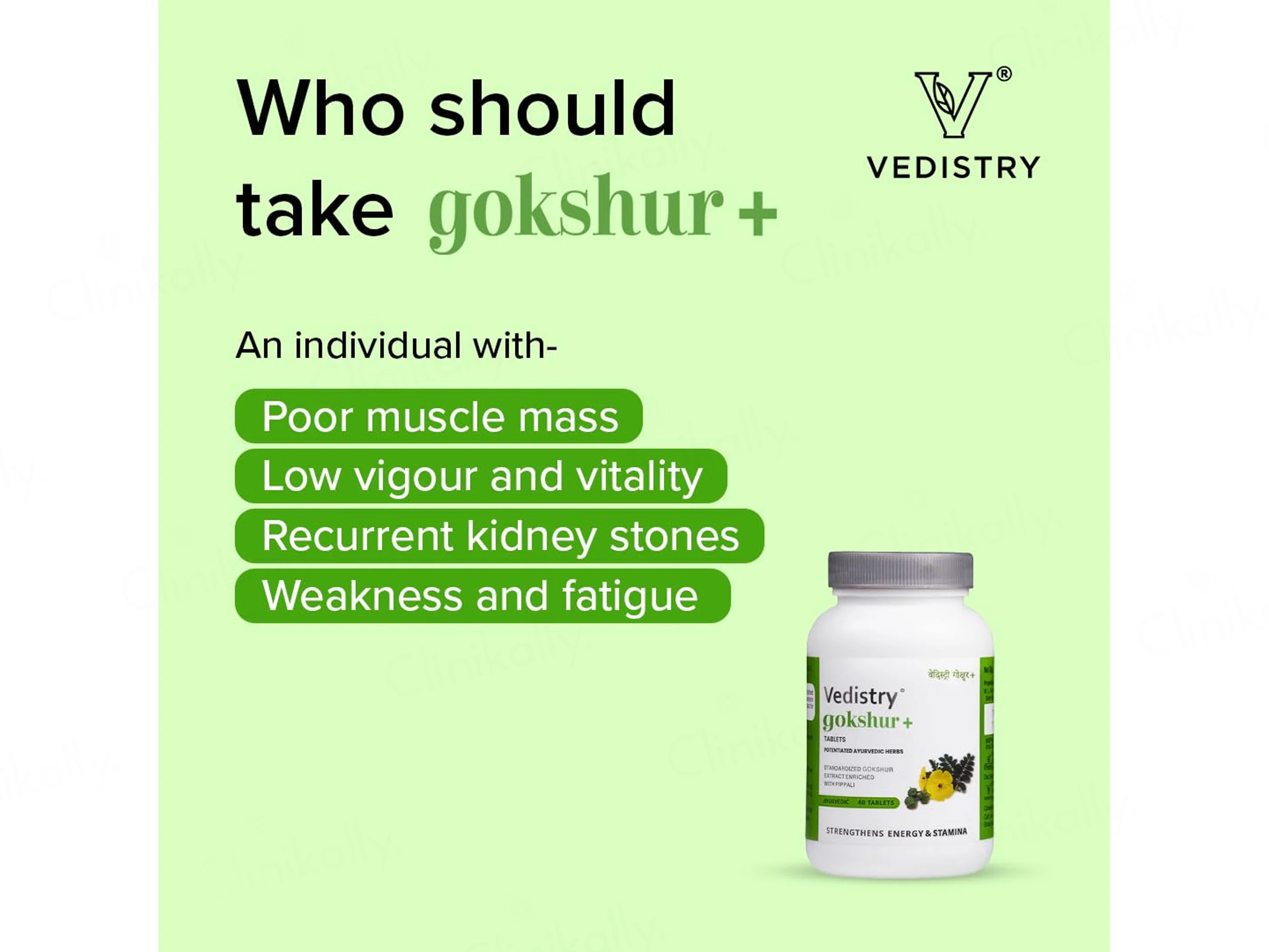 Vedistry Gokshur+ Ayurvedic Tablet - Image 5