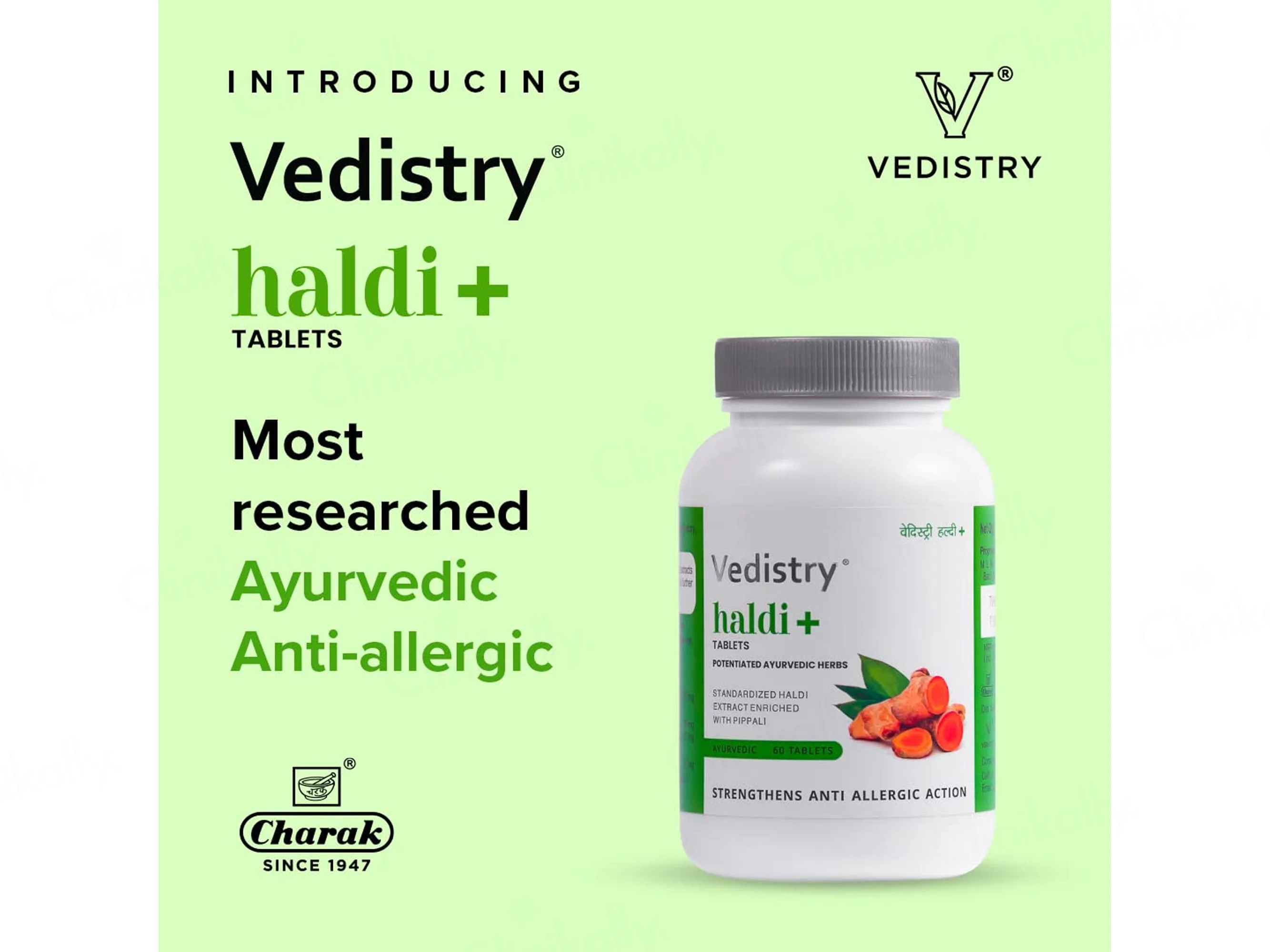 Vedistry Haldi+ Ayurvedic Tablet - Image 2