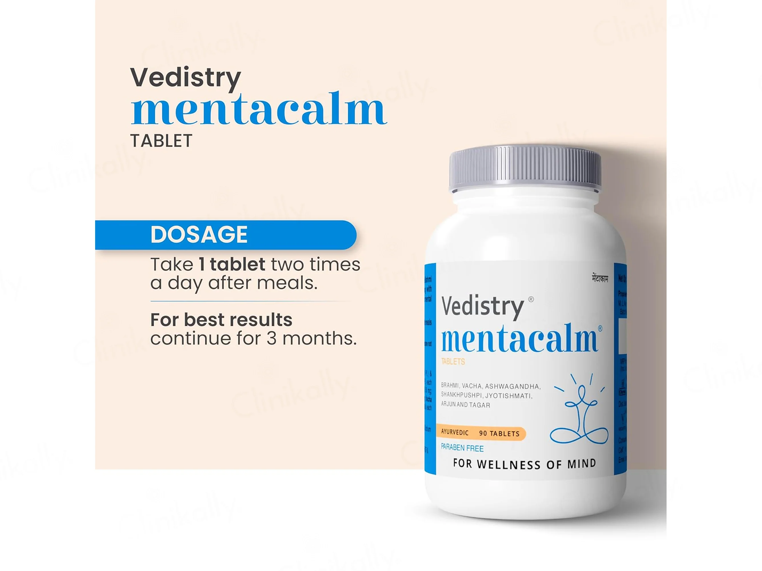 Vedistry Mentacalm Ayurvedic Tablet - Image 5
