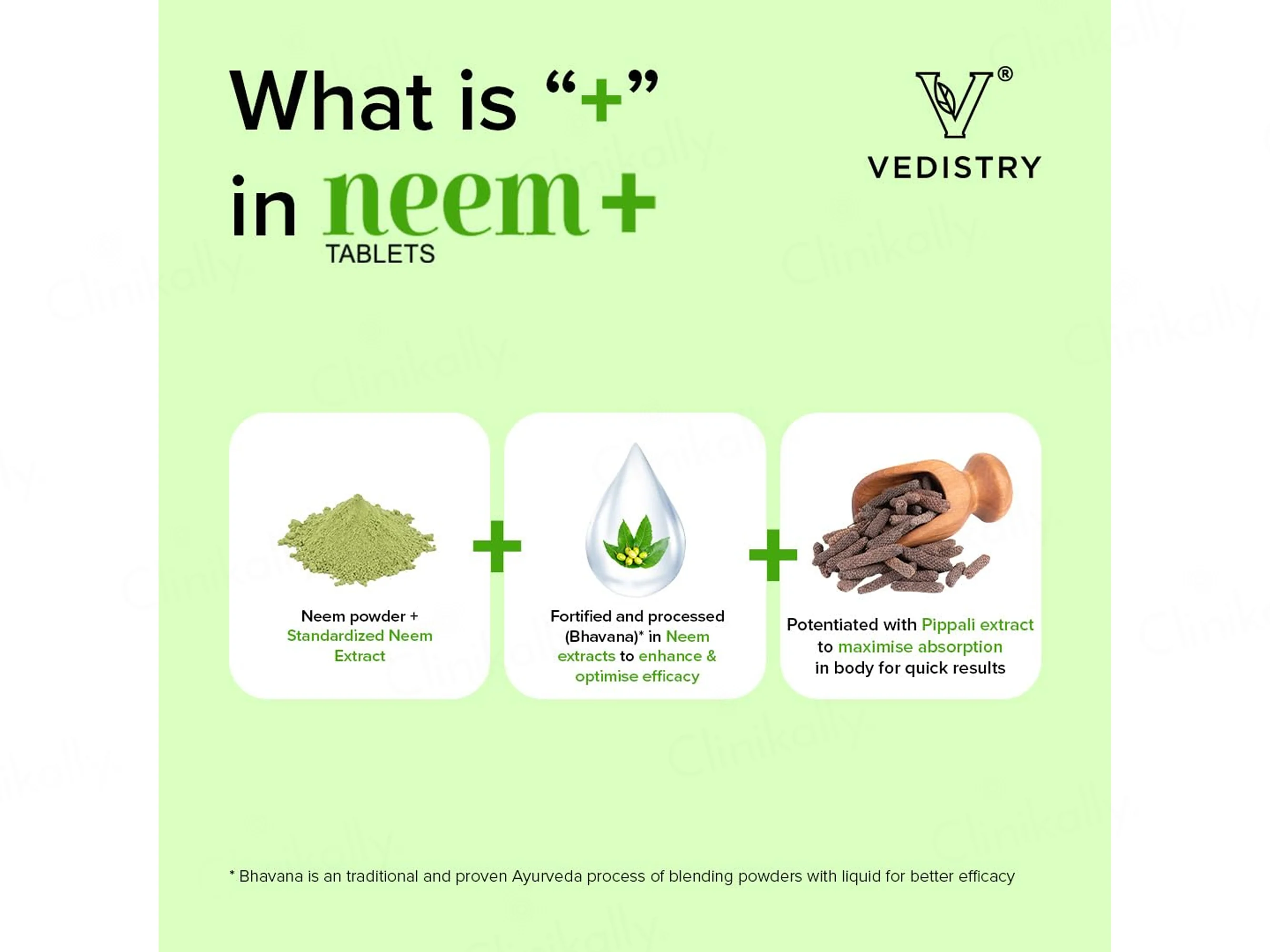 Vedistry Neem+ Ayurvedic Tablet - Image 3