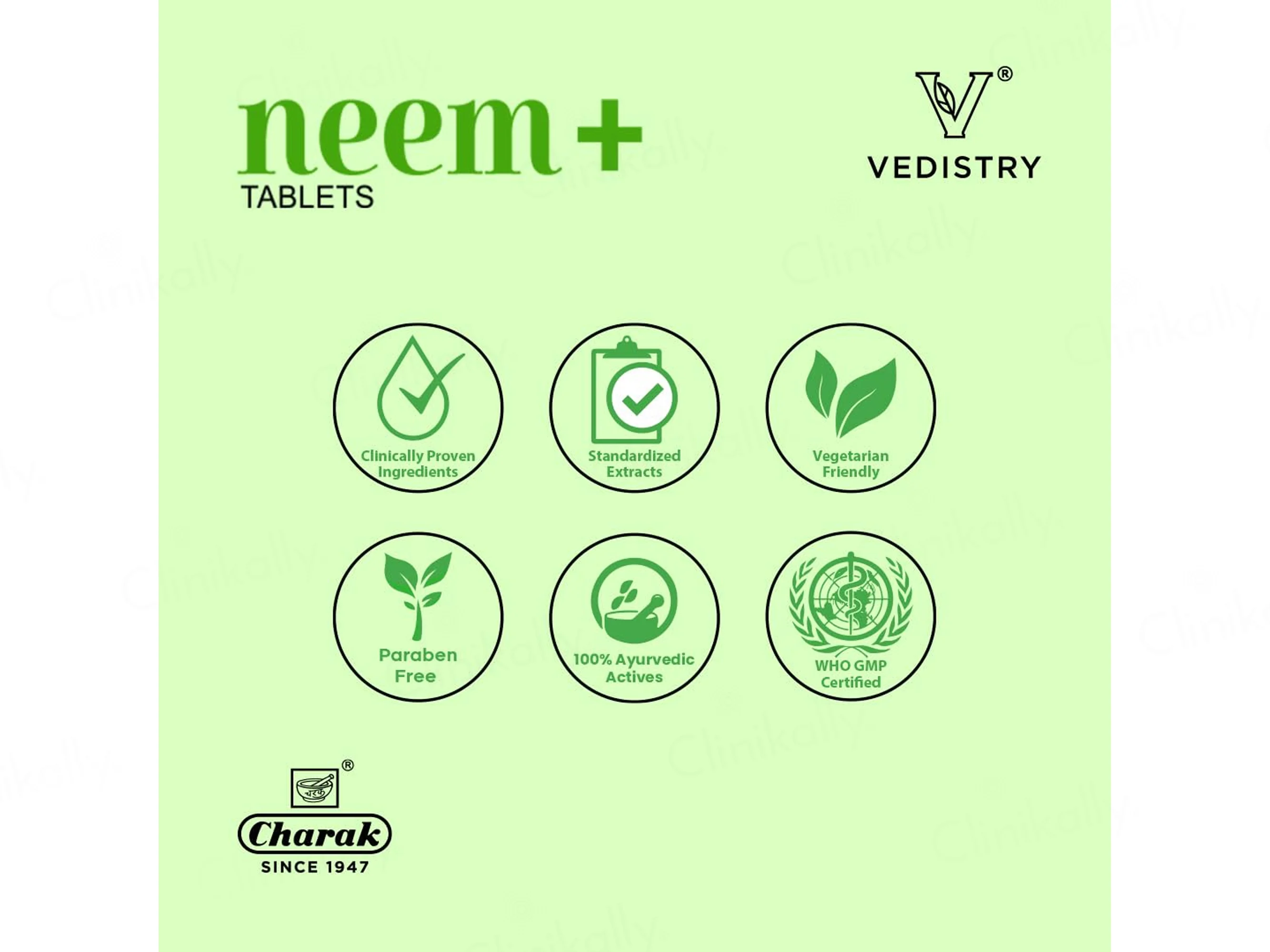 Vedistry Neem+ Ayurvedic Tablet - Image 7