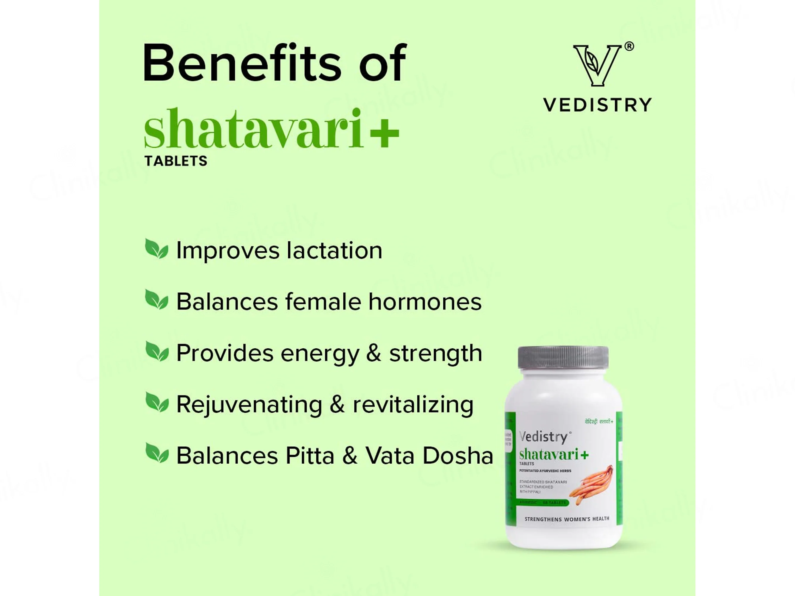 Vedistry Shatavari+ Ayurvedic Tablet - Image 4