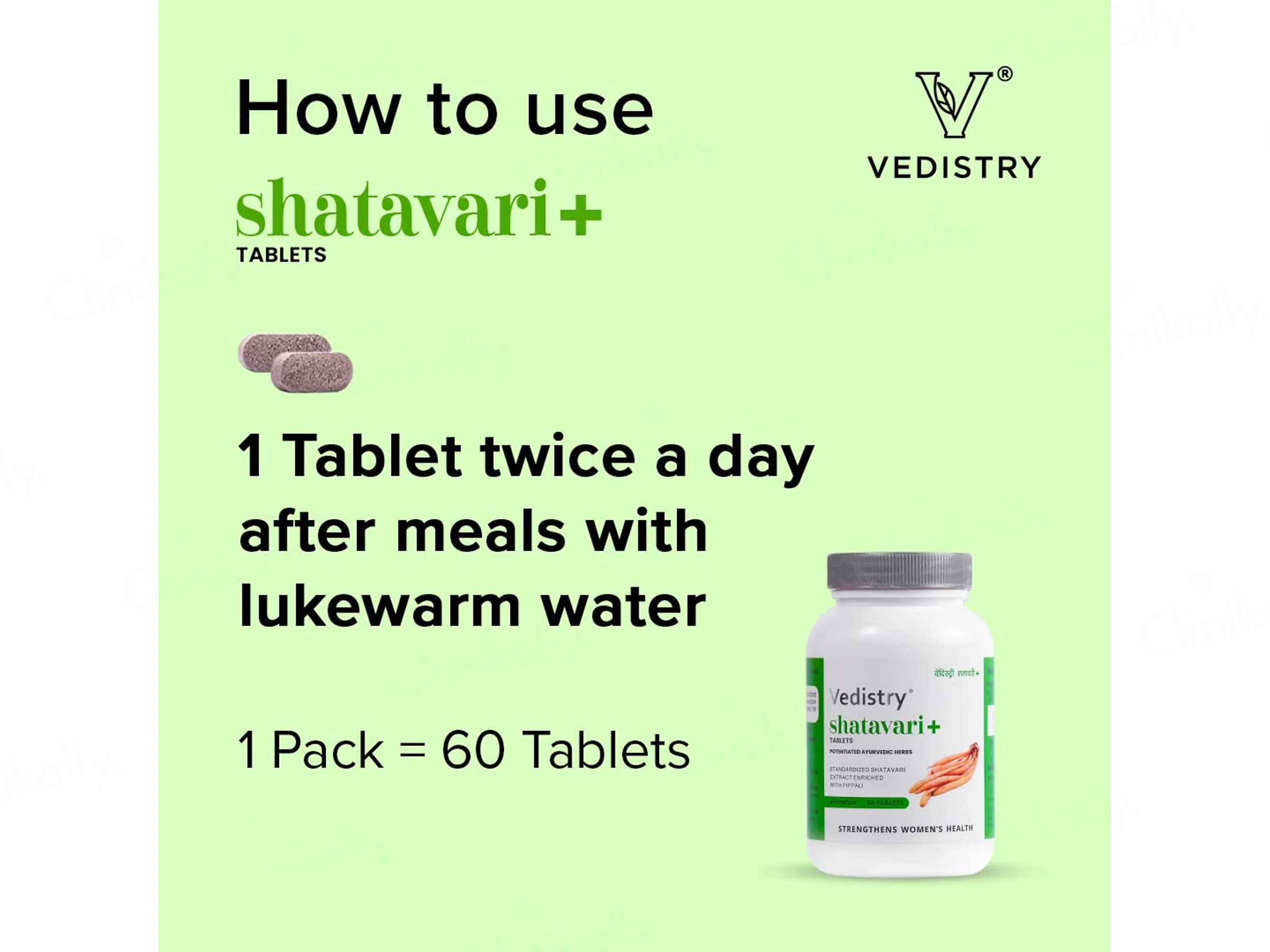 Vedistry Shatavari+ Ayurvedic Tablet - Image 6