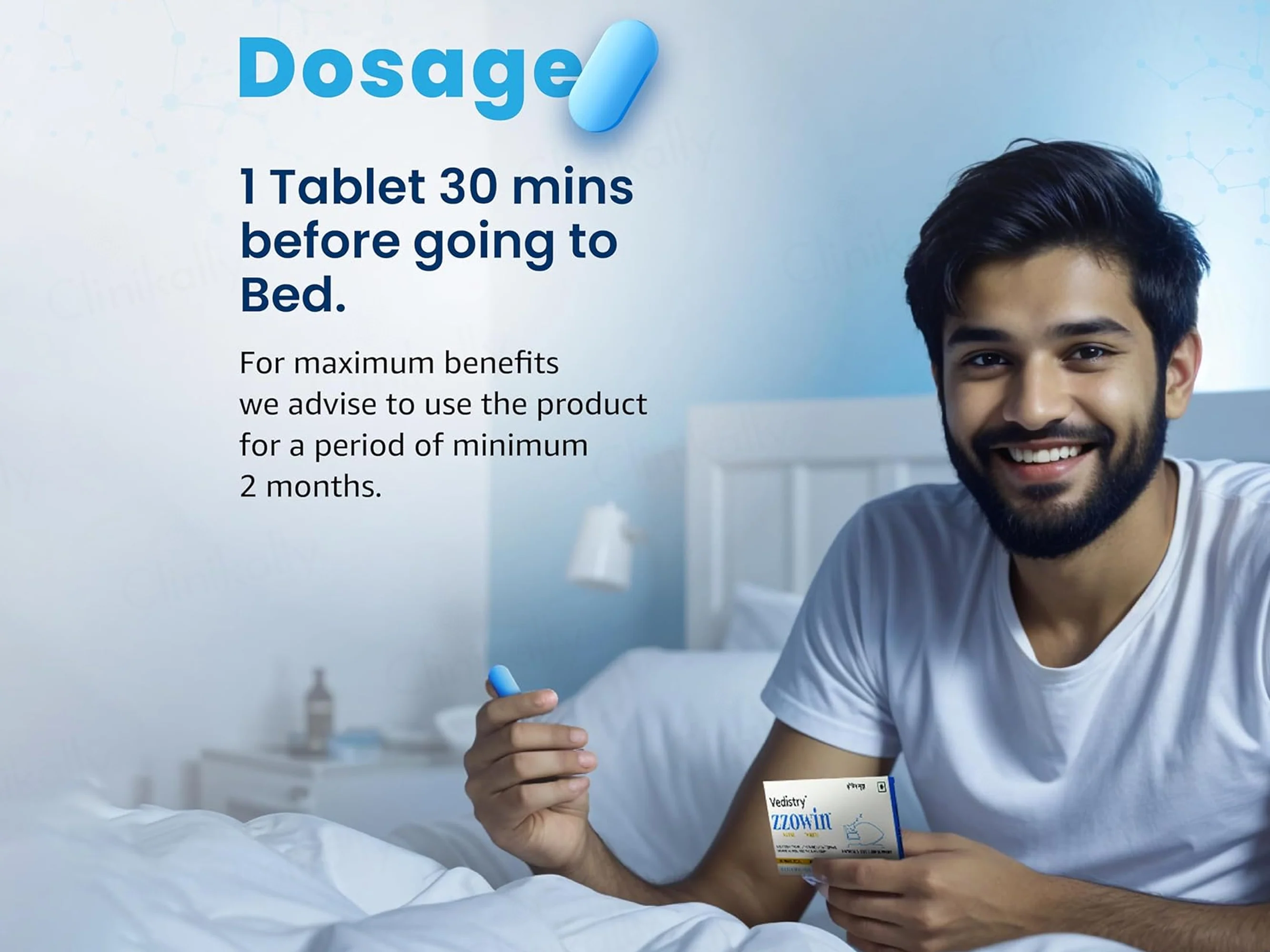 Vedistry Zzowin Nutra Tablet For Natural & Safe Sleep - Image 5