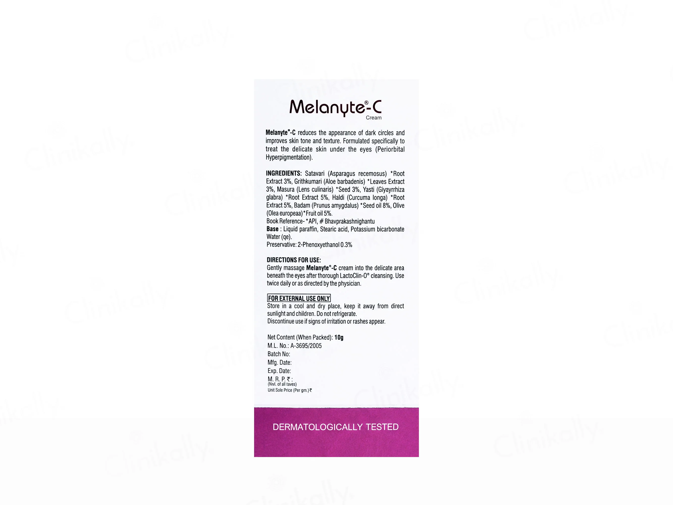 Vegetal Melanyte-C Under Eye Cream - Image 2