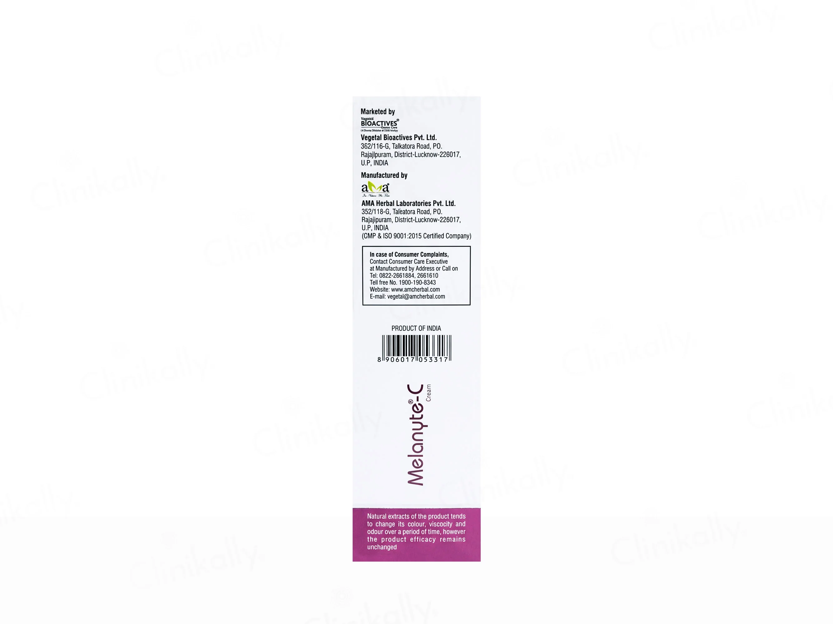 Vegetal Melanyte-C Under Eye Cream - Image 4