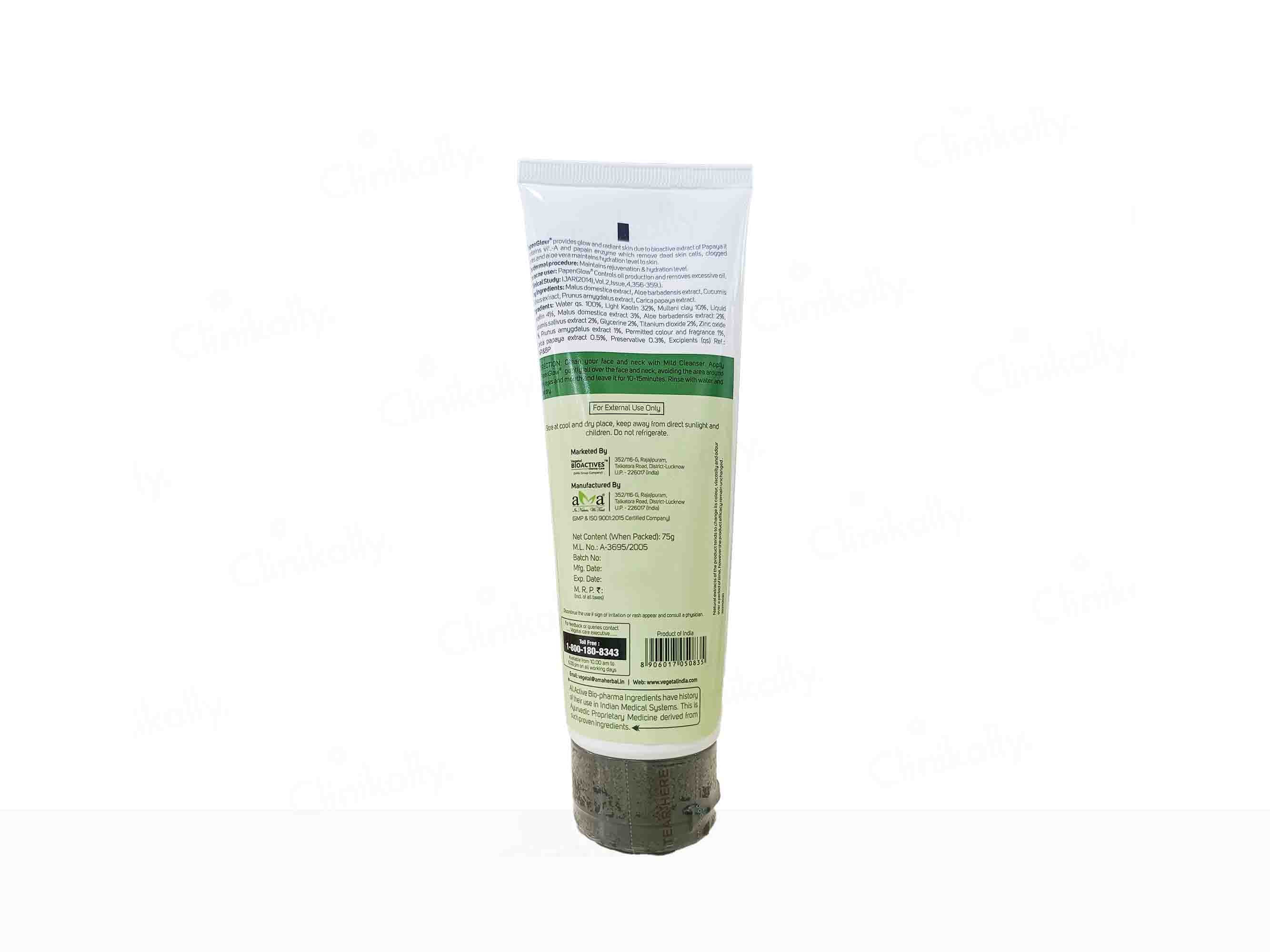 Vegetal PapenGlow Face Pack For Glowing & Radiant Face - Image 3