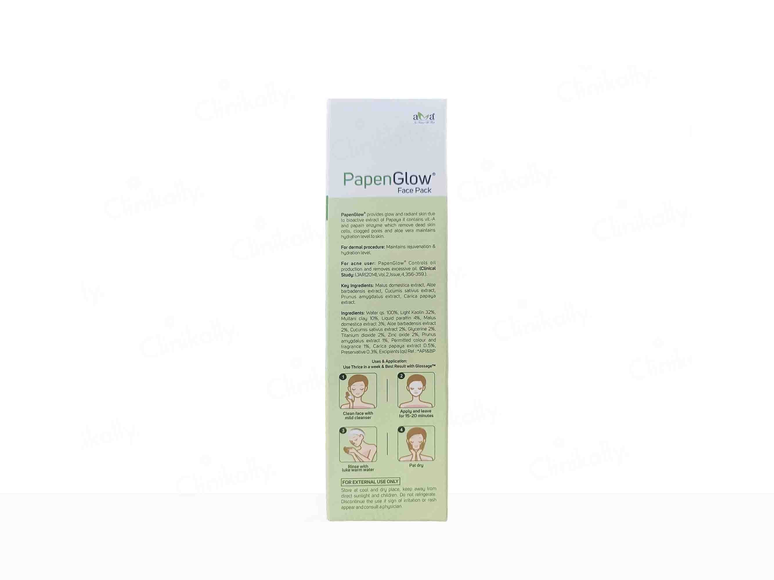 Vegetal PapenGlow Face Pack For Glowing & Radiant Face - Image 5