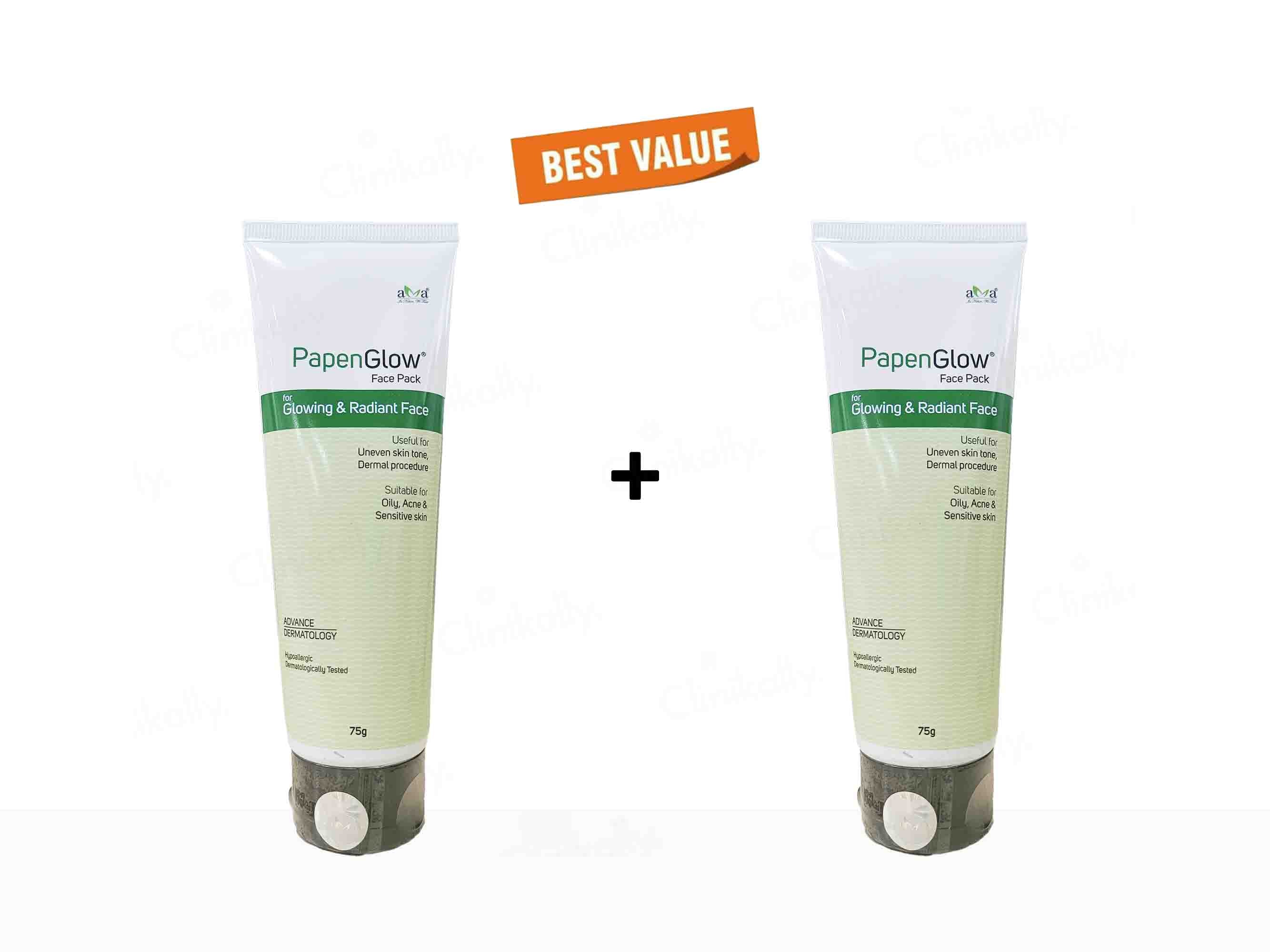 Vegetal PapenGlow Face Pack For Glowing & Radiant Face - Image 6