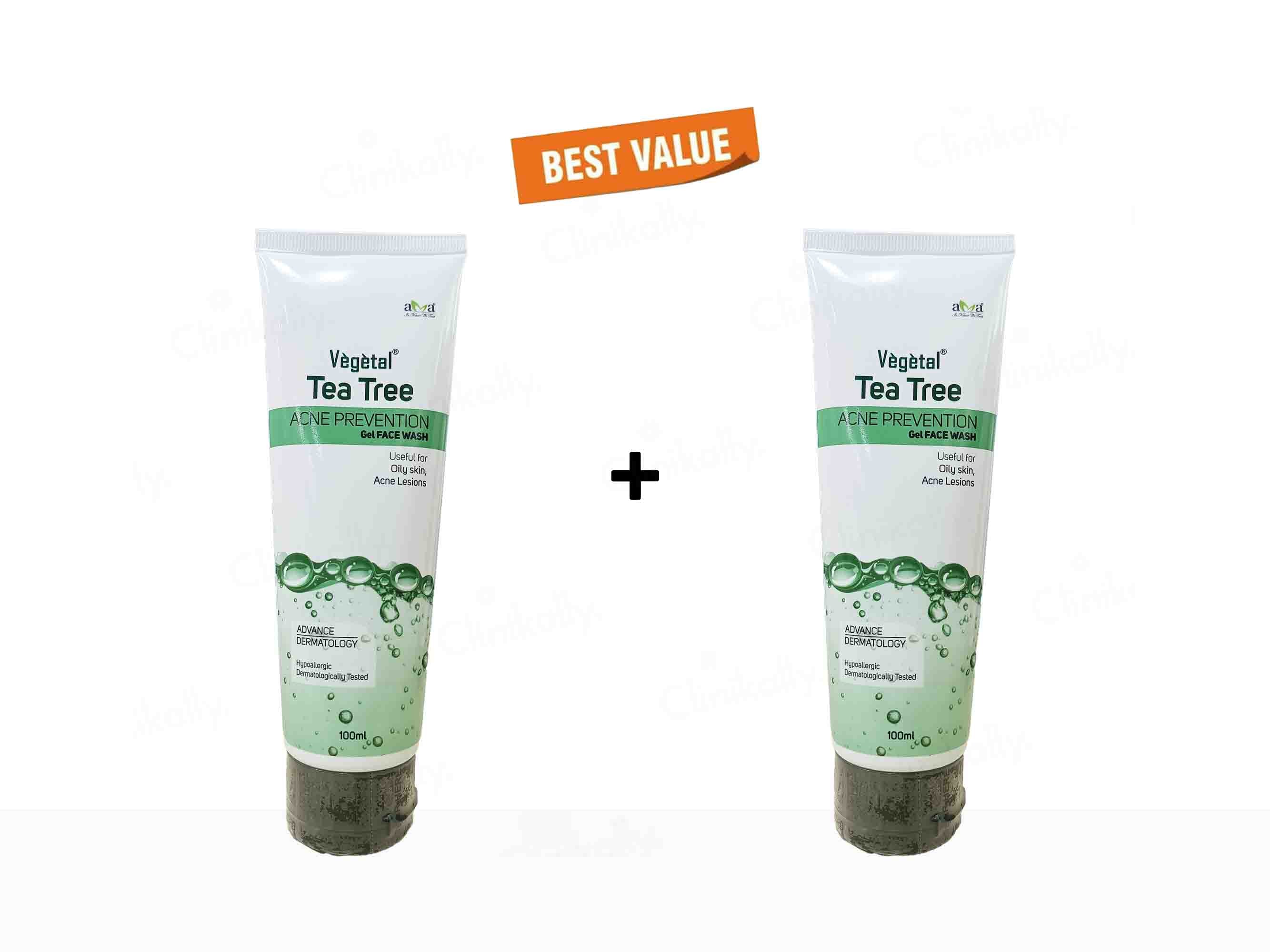 Vegetal Tea Tree Acne Prevention Gel Face Wash - Image 6