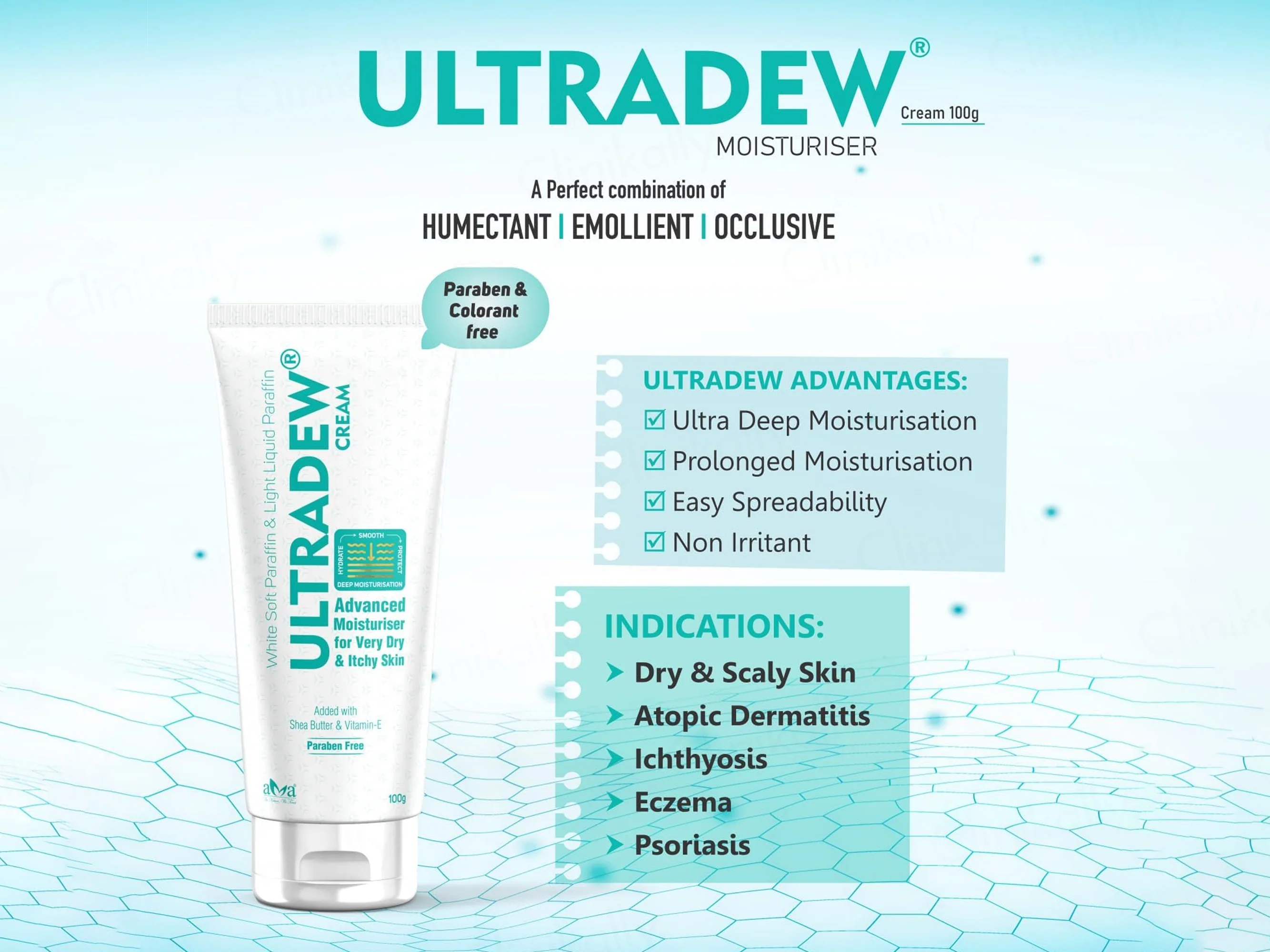 Vegetal Ultradew Advanced Moisturiser Cream For Very Dry & Itchy Skin - Image 4