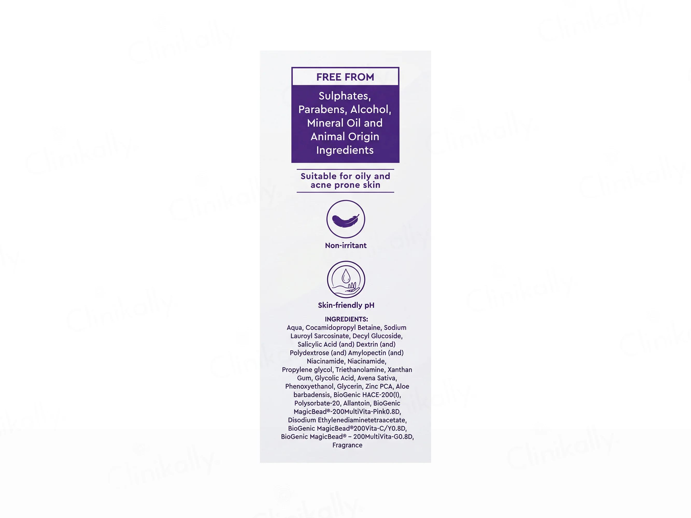 Venusia Acne Facewash - Image 2