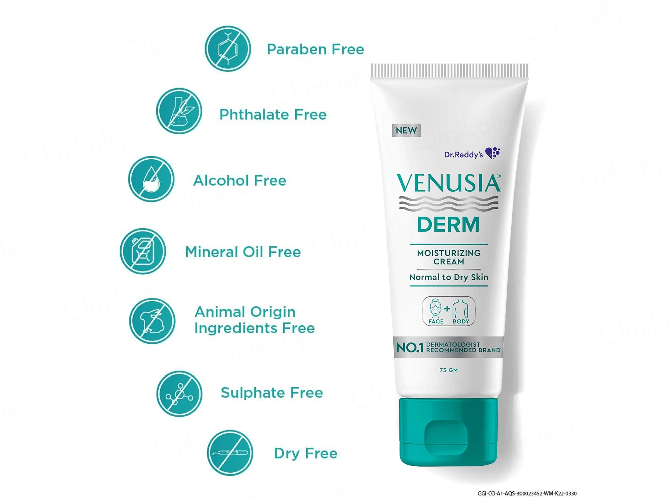 Venusia Derm Face & Body Moisturizing Cream - Image 6