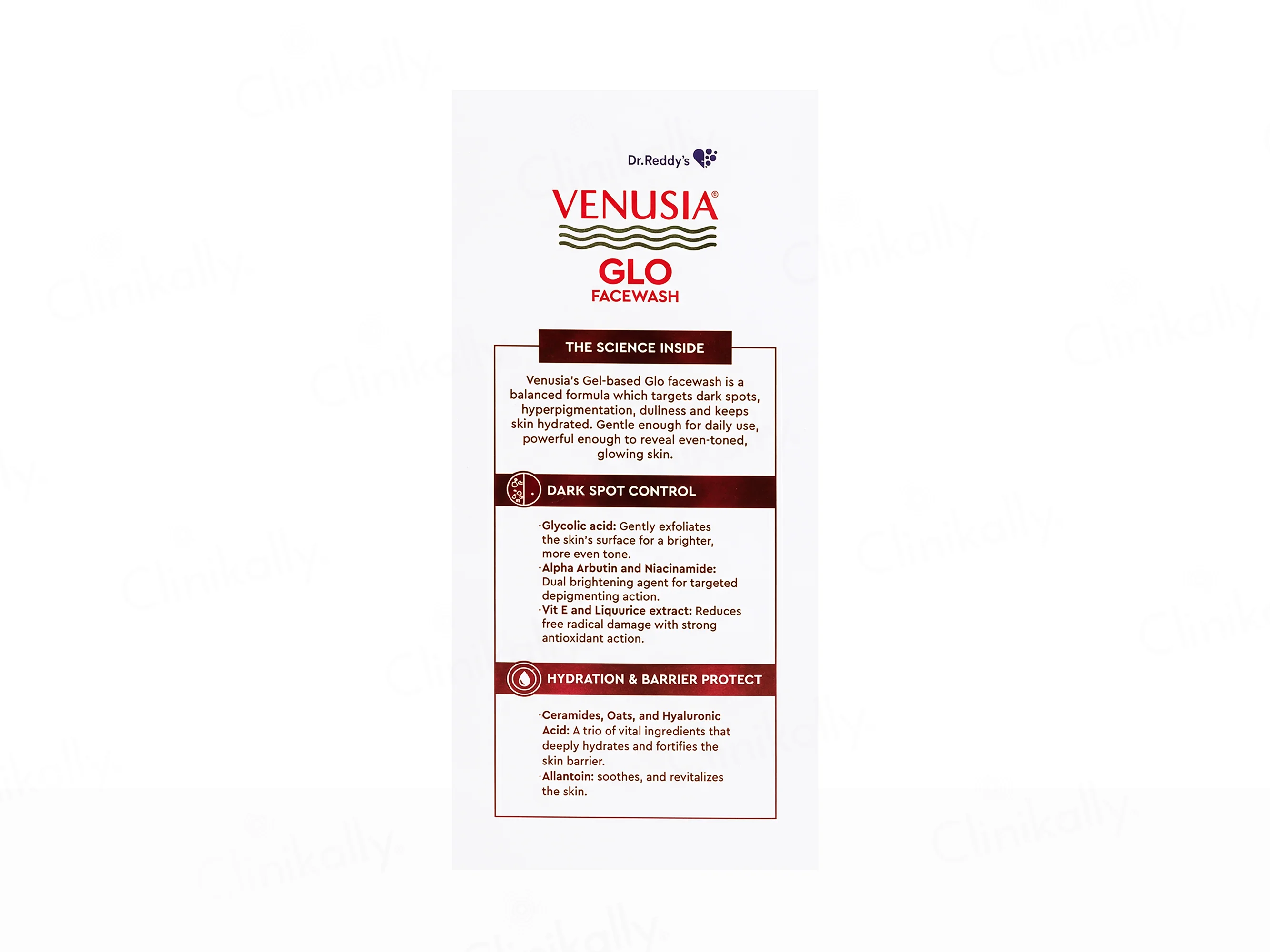 Venusia Glo Exfoliating & Brightening Facewash - Image 2