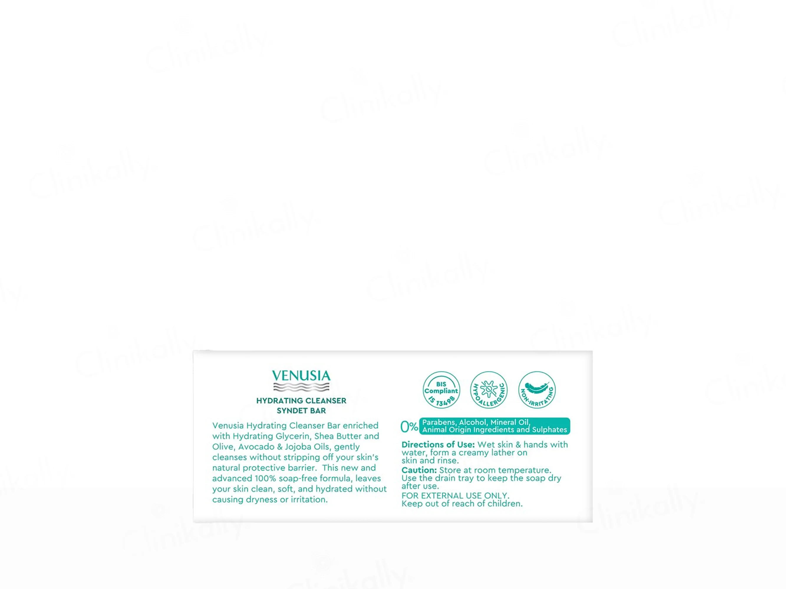 Venusia Hydrating Cleanser Syndet Bar - Image 2