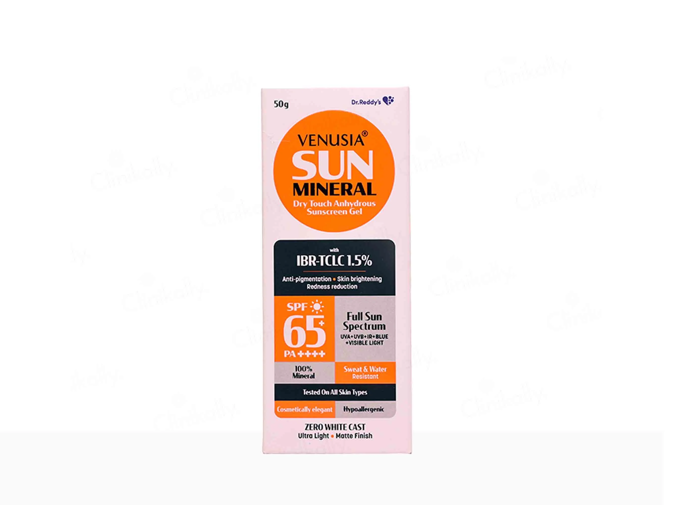 Venusia Sun Mineral Dry Touch Sunscreen Gel SPF 65+ PA++++ - Image 4