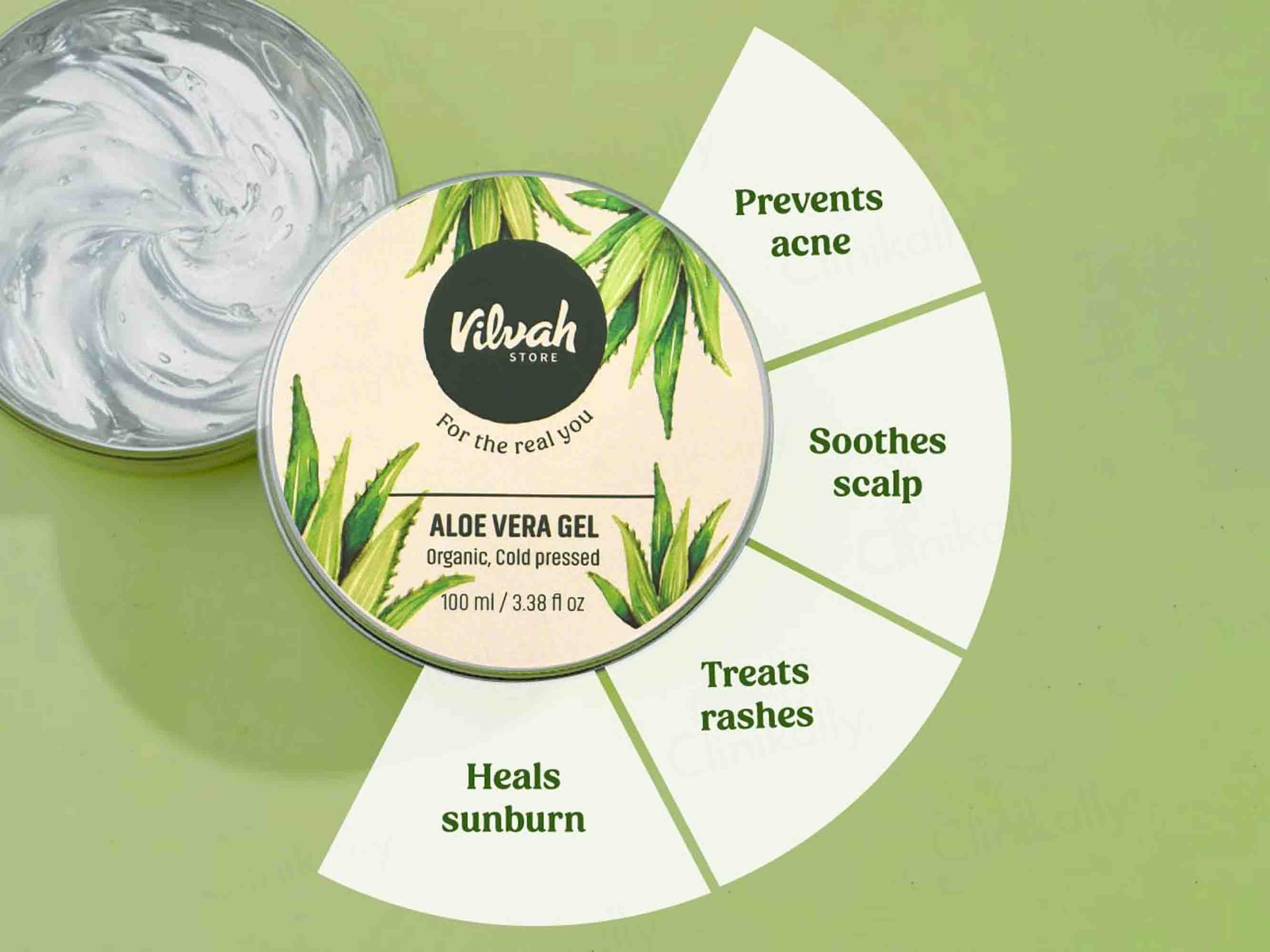 Vilvah Store Aloe Vera Gel - Image 4