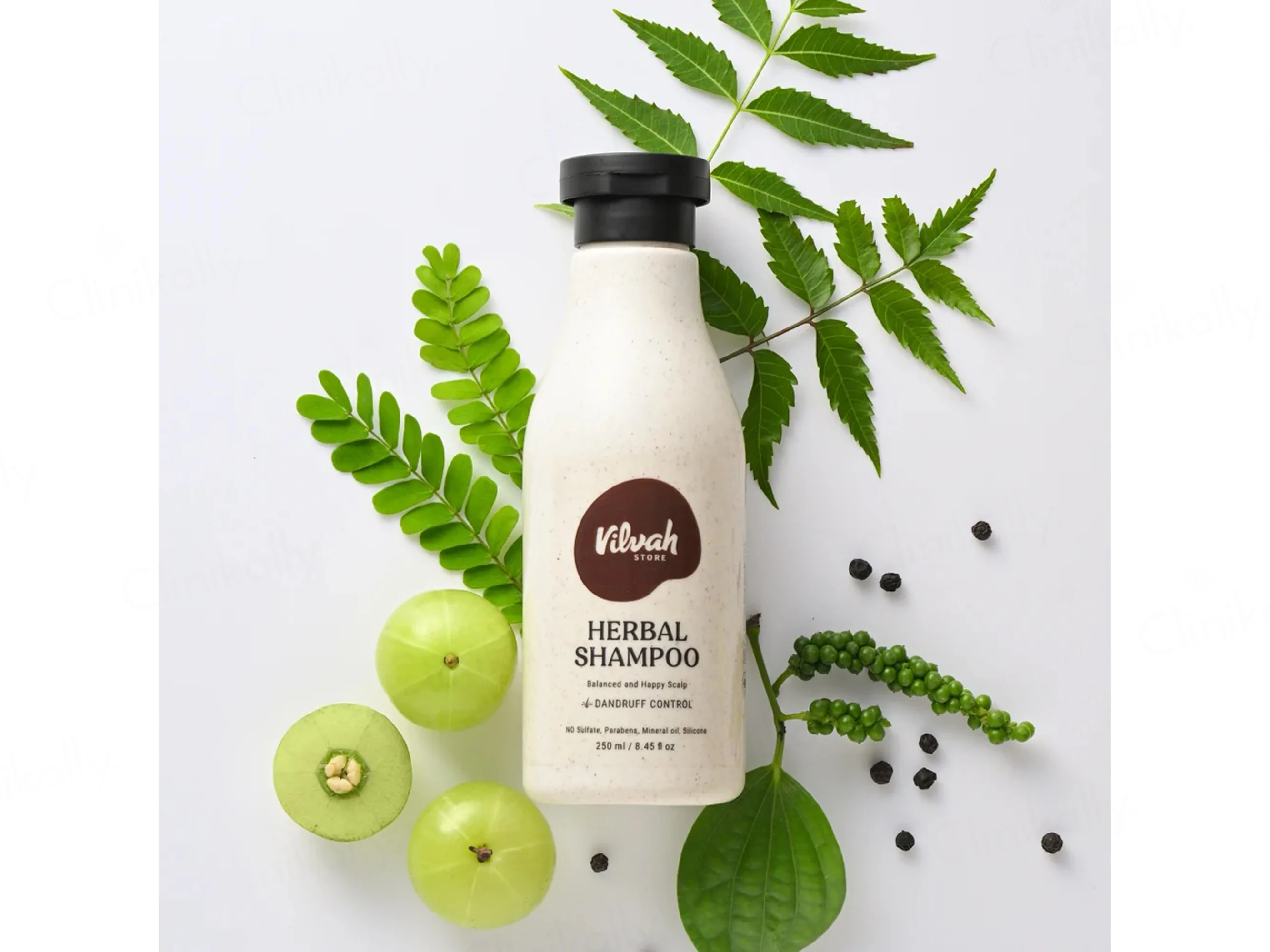Vilvah Store Herbal Dandruff Control Shampoo - Image 2
