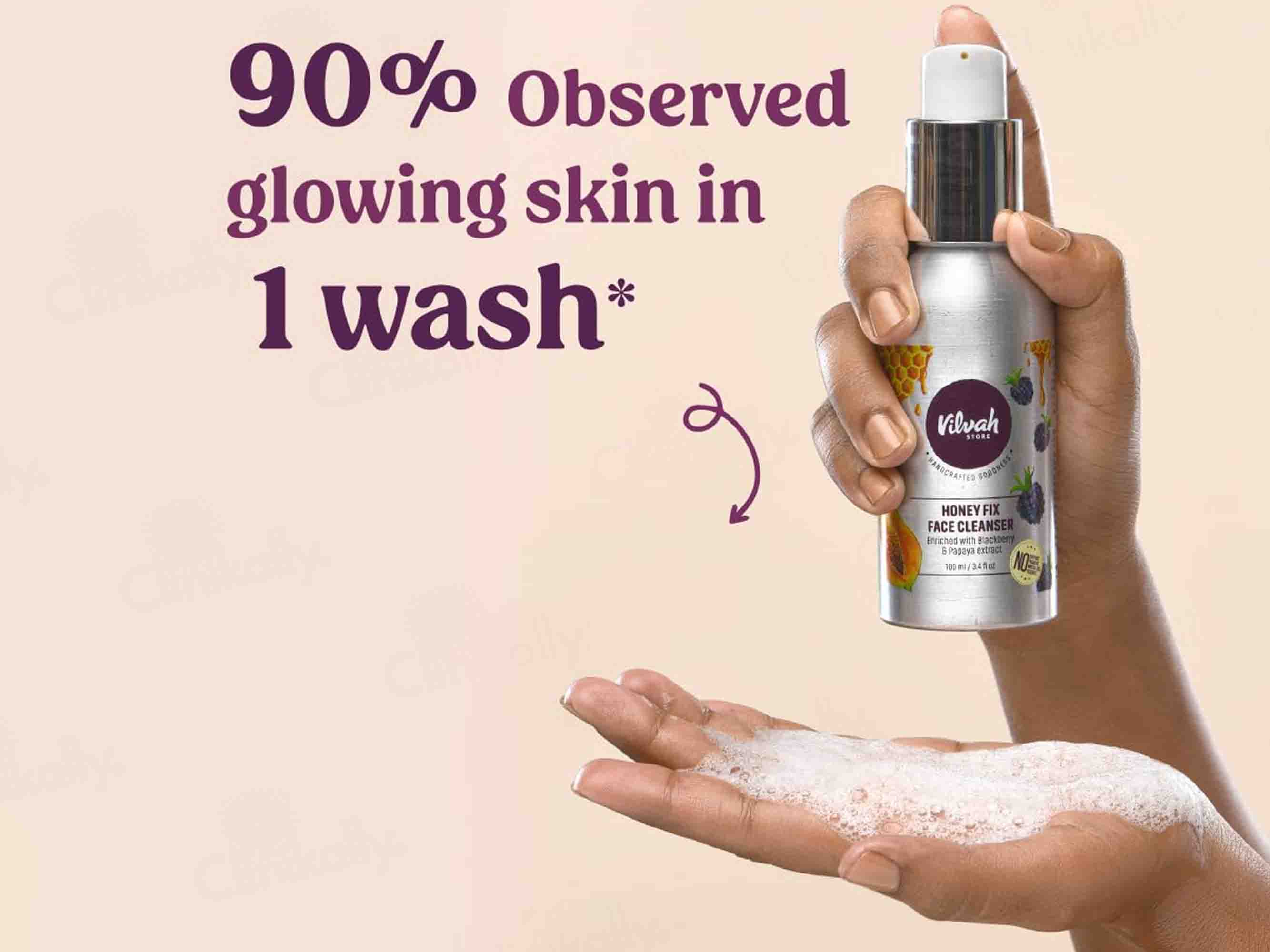 Vilvah Store Honey Fix Face Cleanser - Image 5