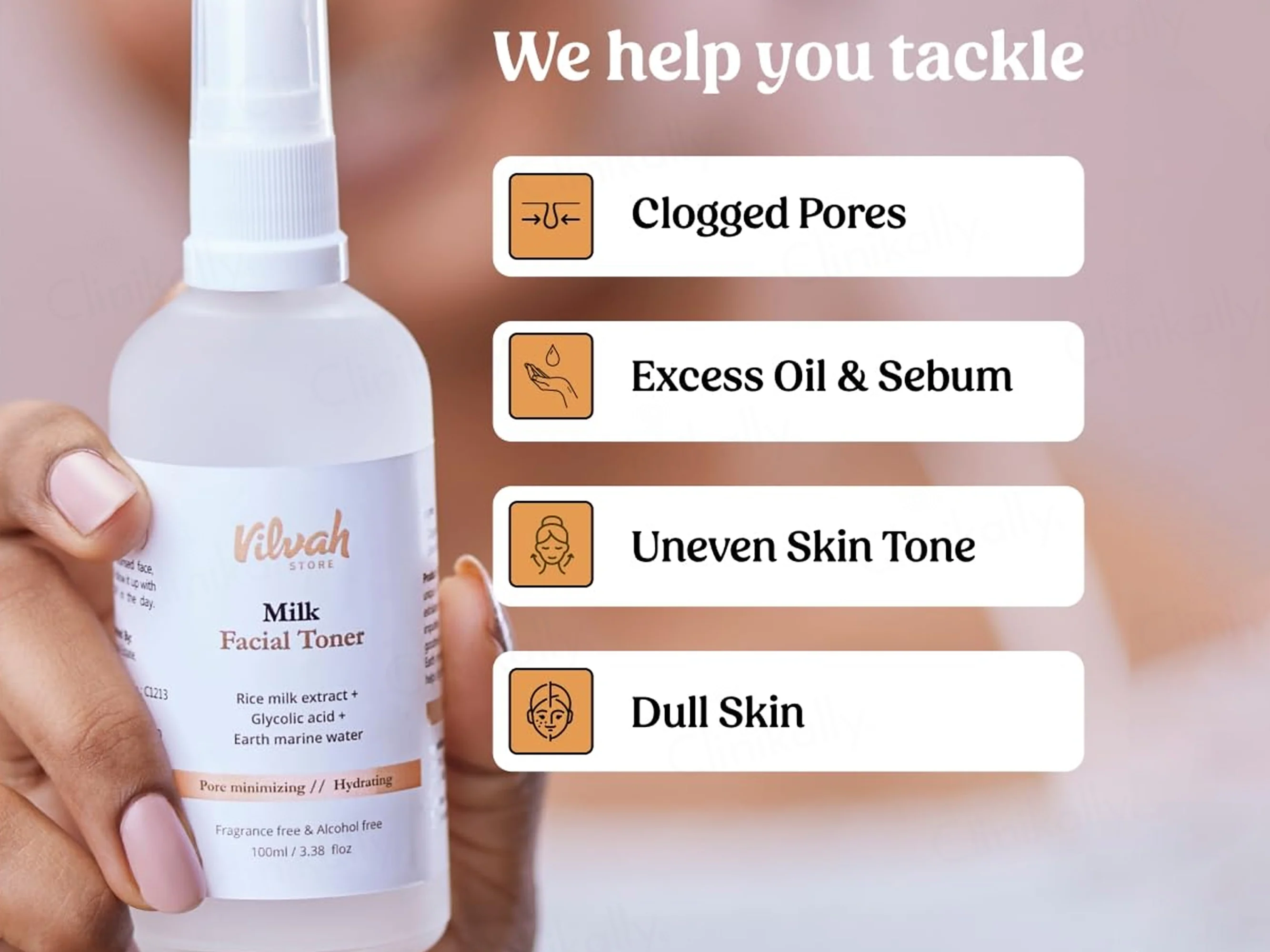 Vilvah Store Milk Facial Toner - Image 4