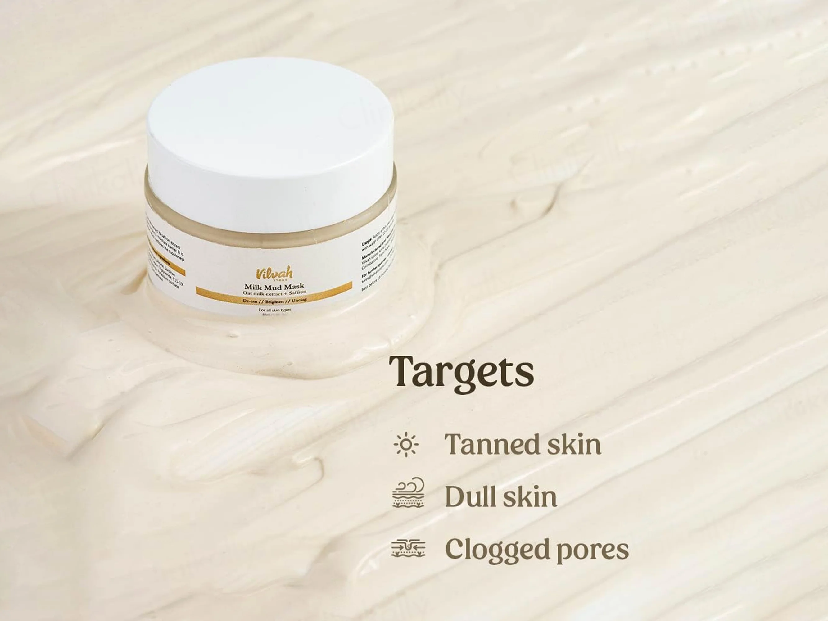 Vilvah Store Milk Mud Mask - Image 5