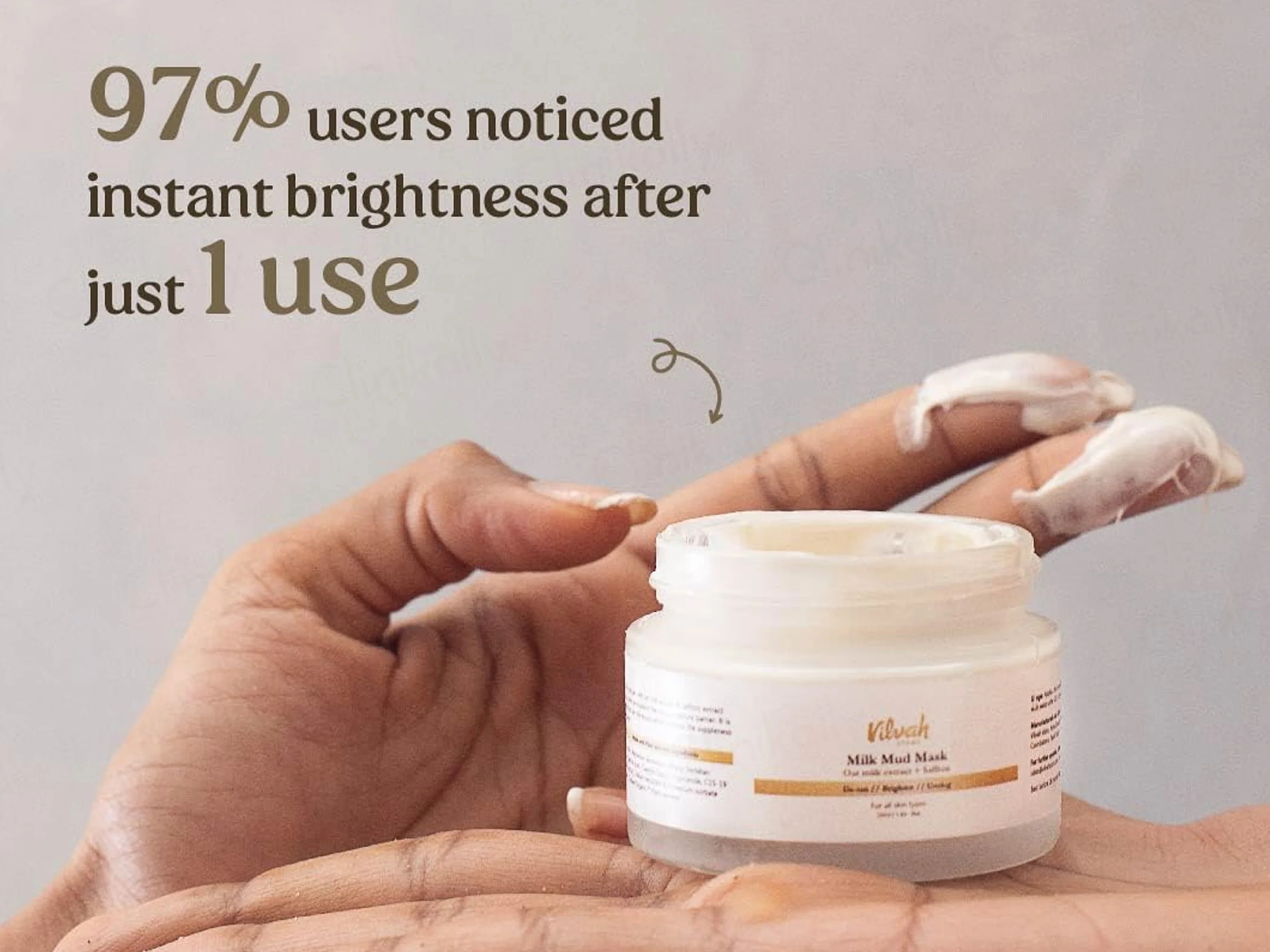 Vilvah Store Milk Mud Mask - Image 6