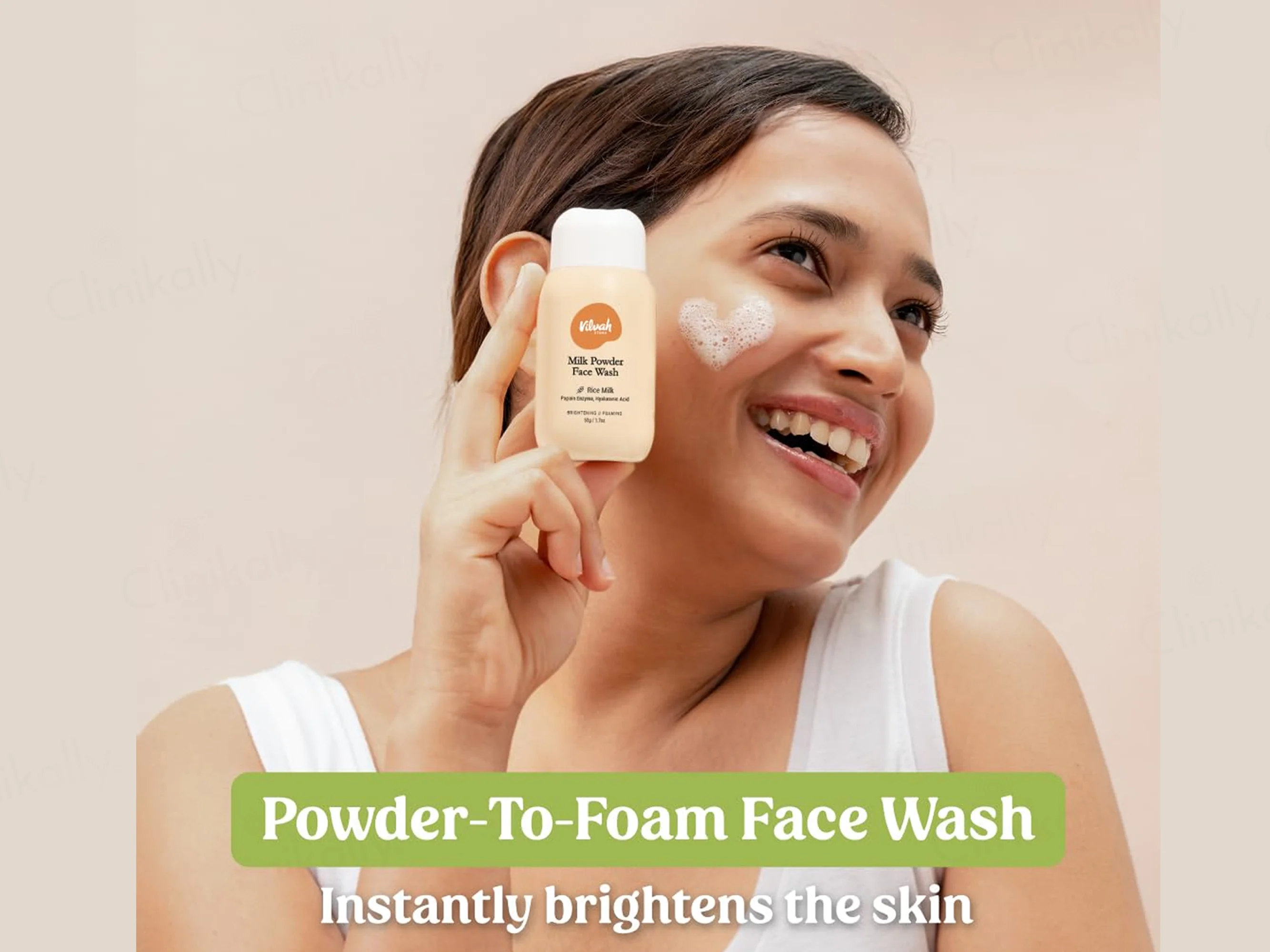 Vilvah Store Milk Powder Face Wash - Image 2