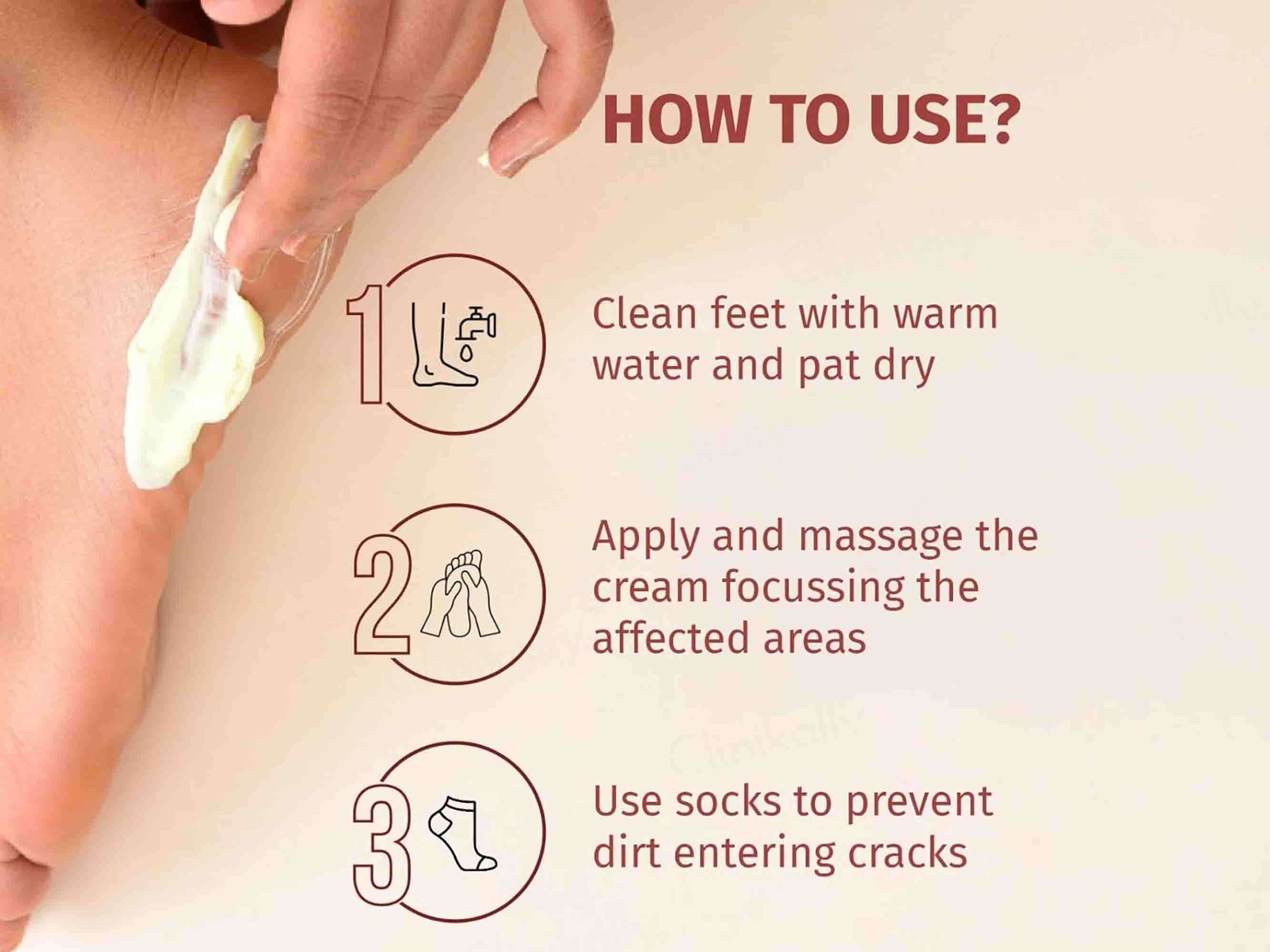 Vilvah Store Moisturizing Foot Cream - Image 6