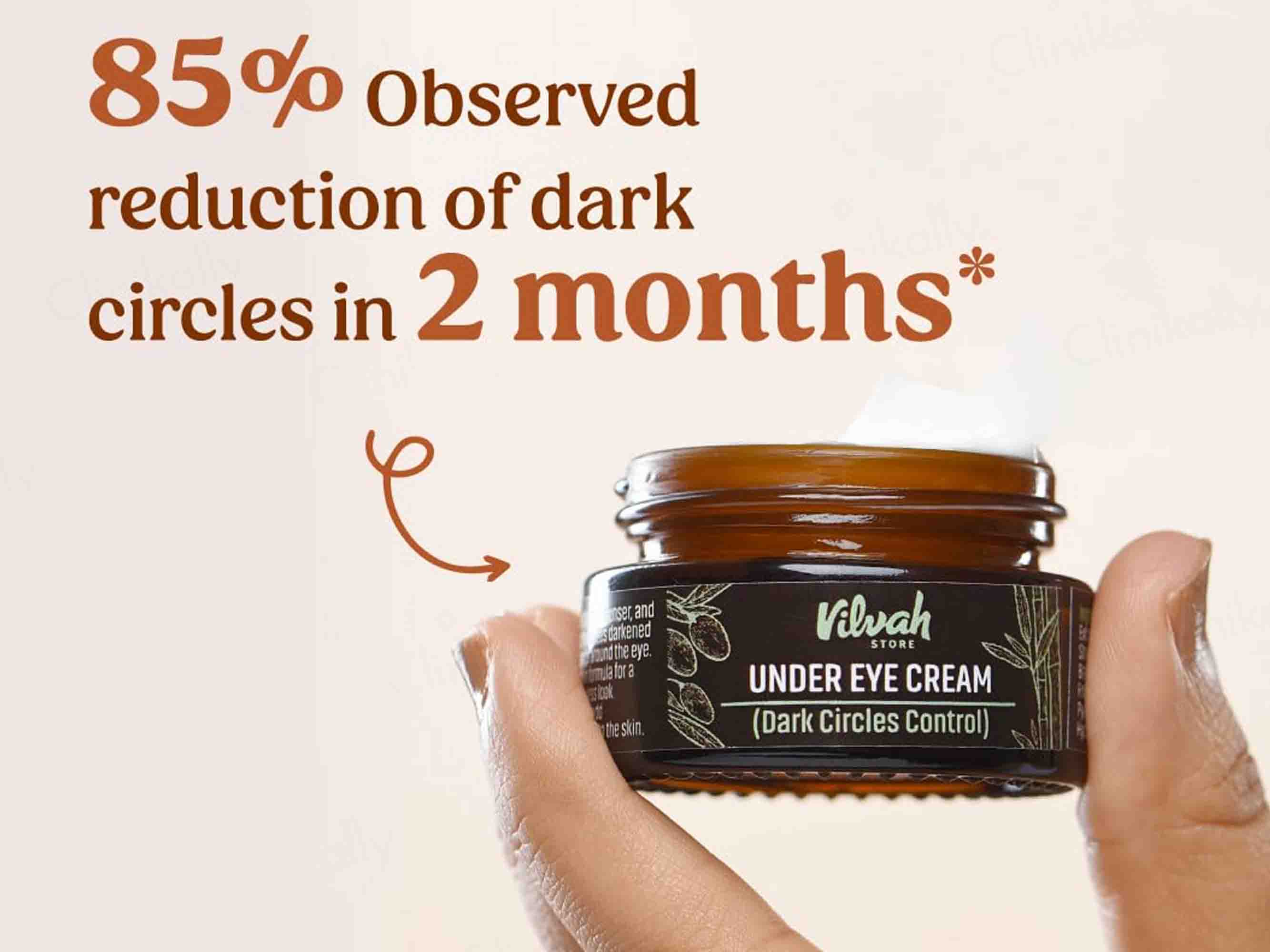 Vilvah Store Under Eye Cream For Dark Circle Control - Image 5