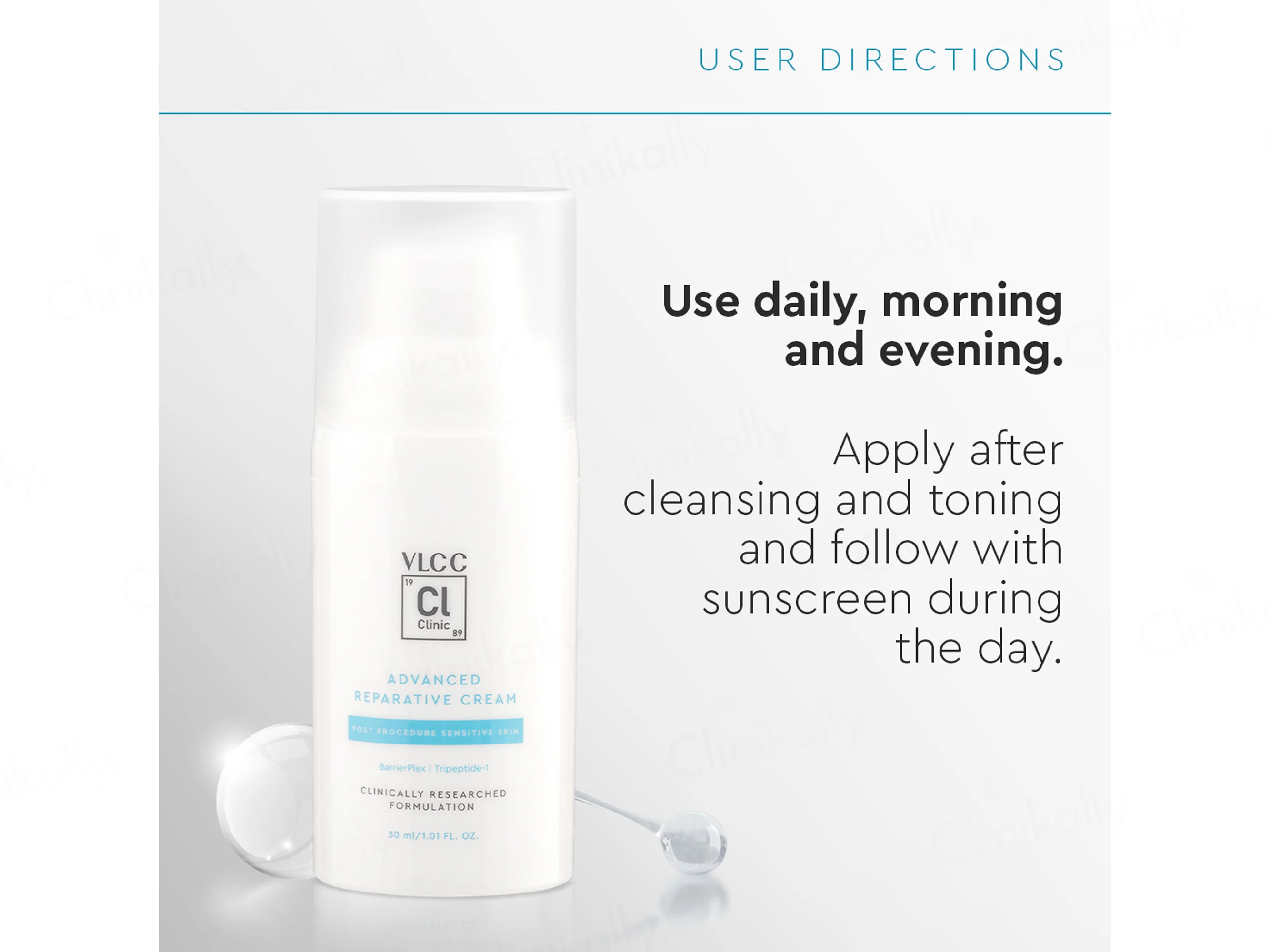 VLCC Clinic Advanced Reparative Cream For Sensitive Skin - Image 5