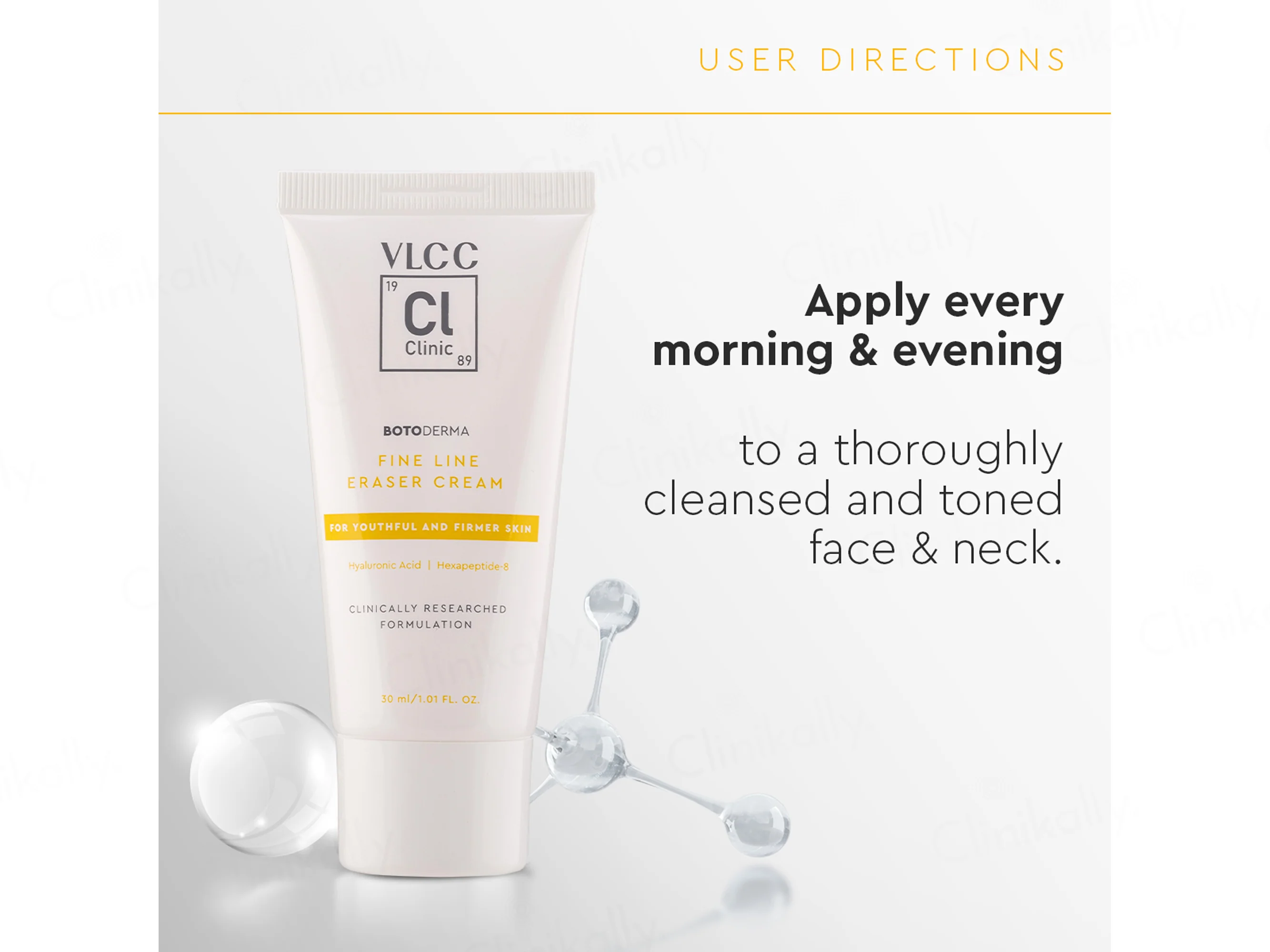 VLCC Clinic Botoderma Fine Line Eraser Cream For Youthful & Firmer Skin - Image 6