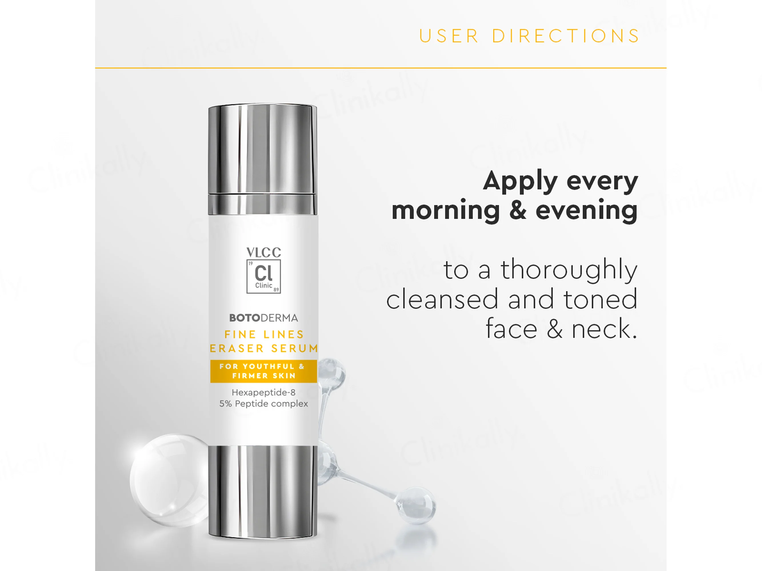 VLCC Clinic Botoderma Fine Line Eraser Serum For Youthful & Firmer Skin - Image 7