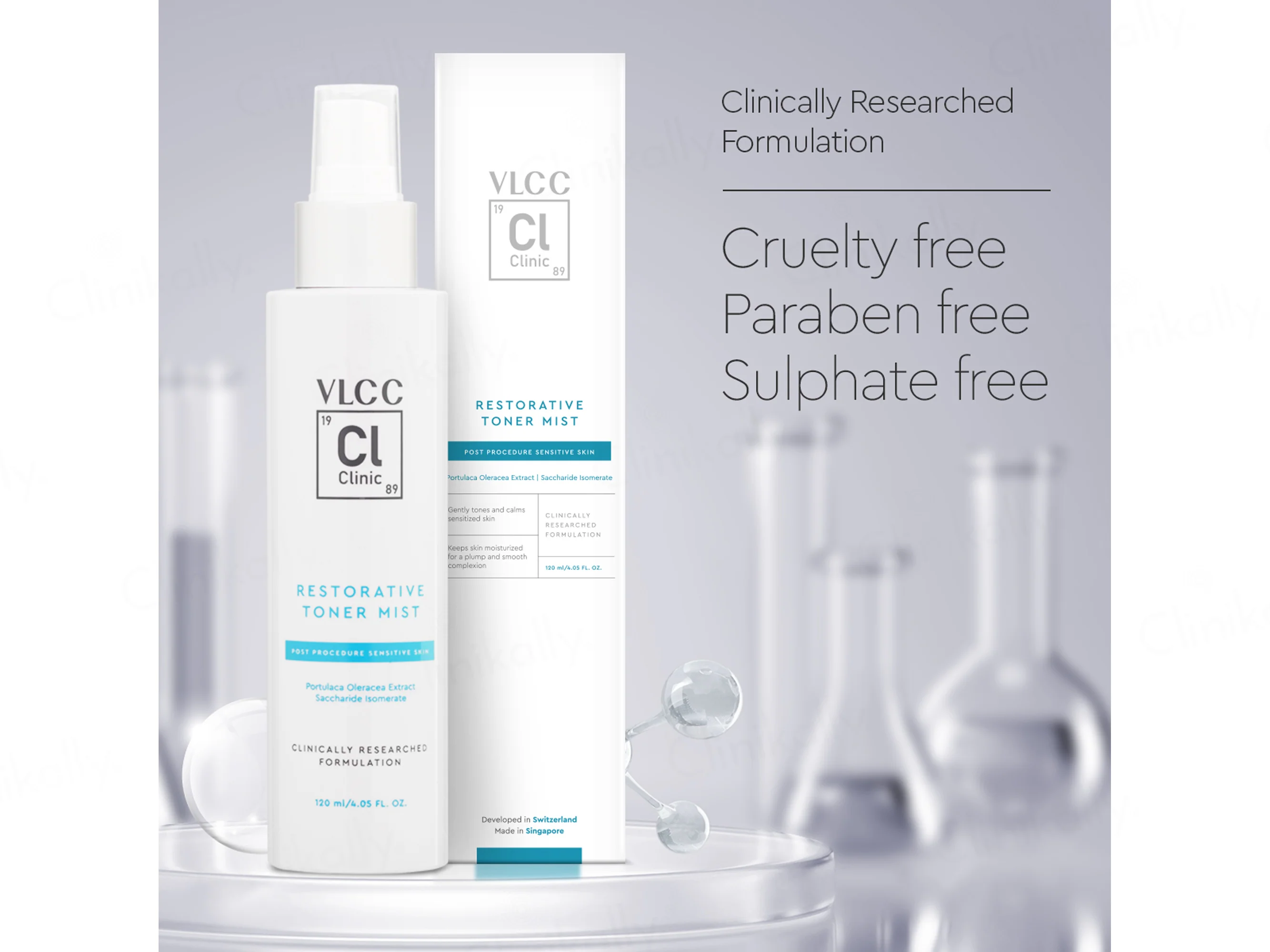VLCC Clinic Restorative Toner Mist For Sensitive Skin - Image 6