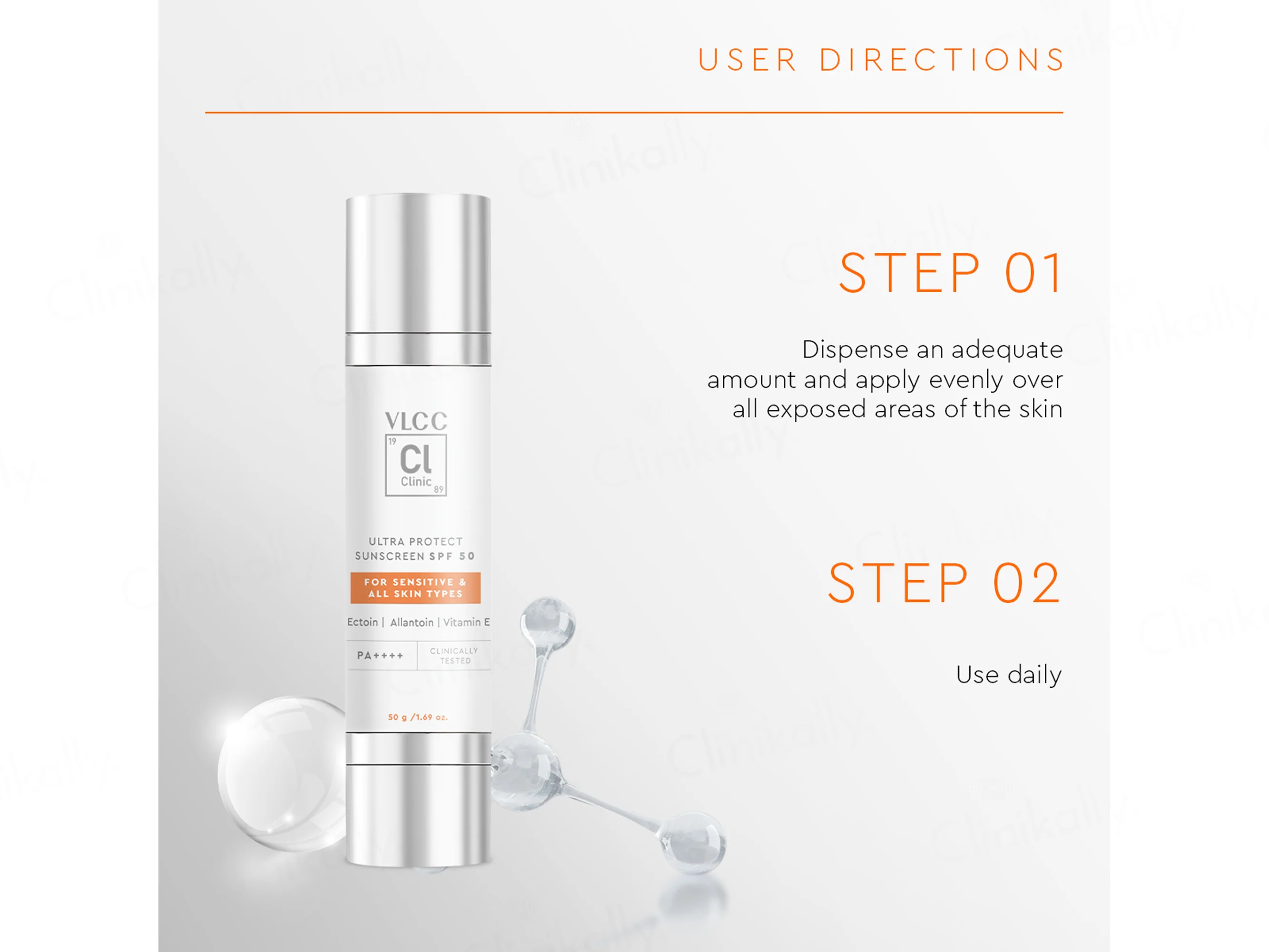 VLCC Clinic Ultra Protect Sunscreen SPF 50 PA++++ - Image 5