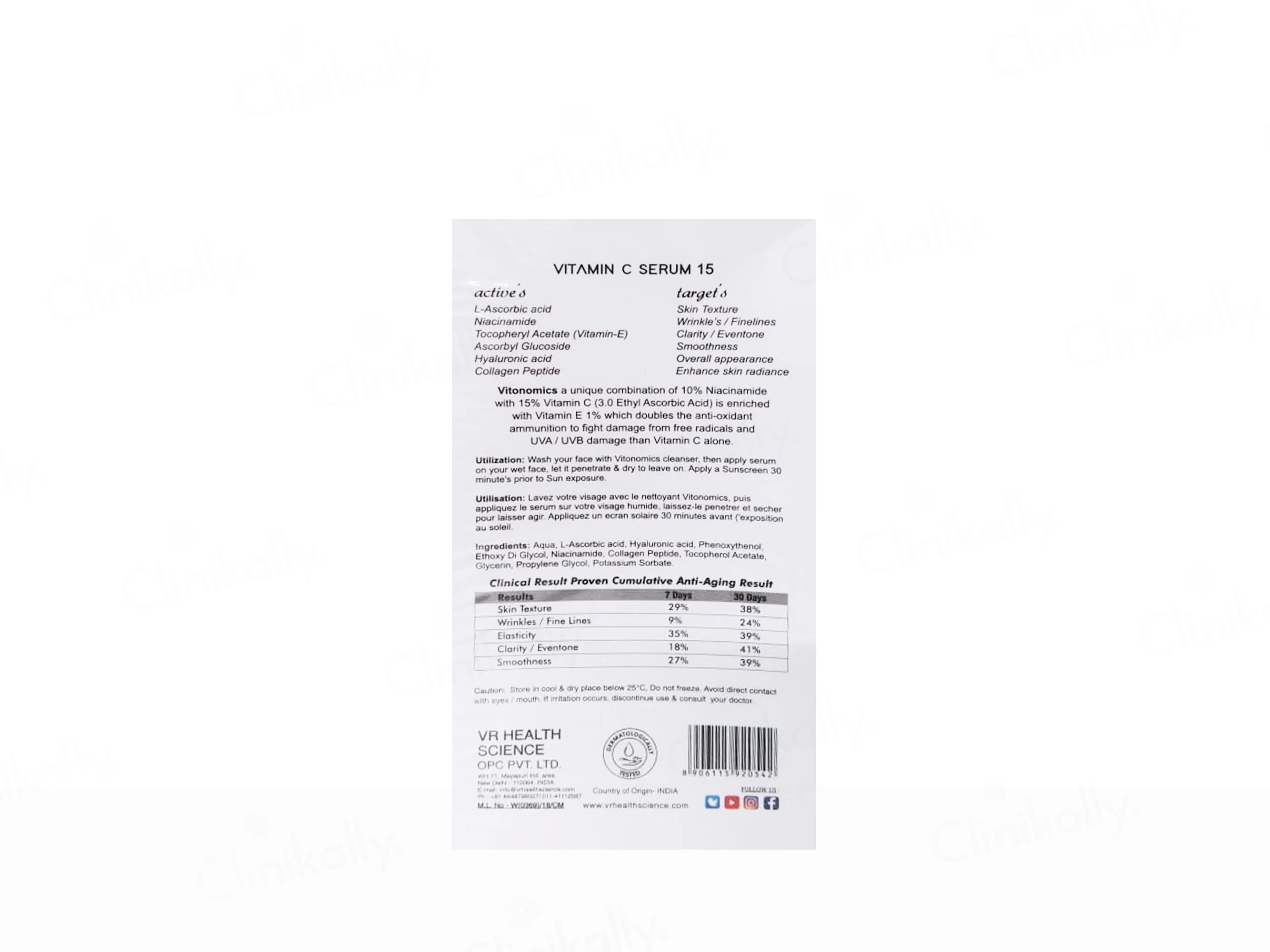 VRH 15% Vitamin C Face Serum - Image 3