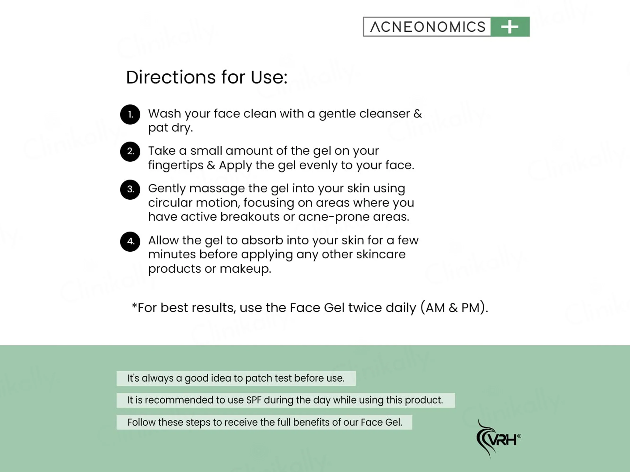 VRH Acne Clarify Therapy Acne Face Gel - Image 4
