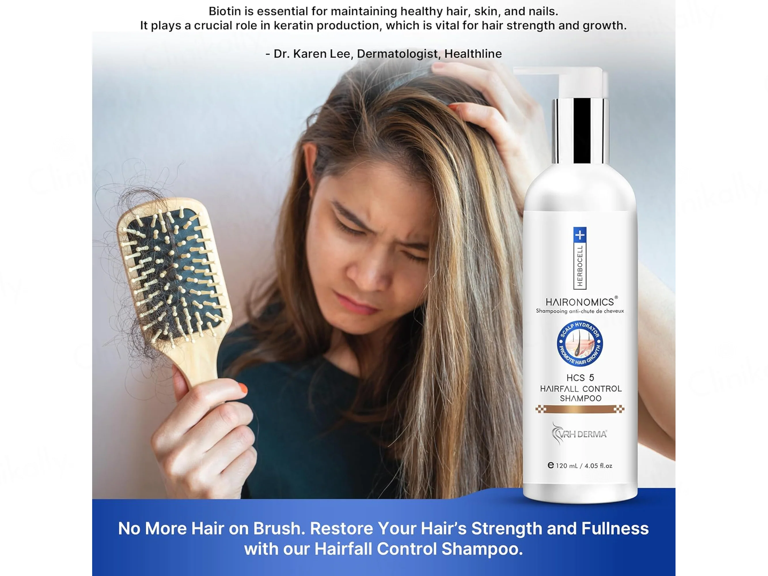 VRH HCS 5 Hairfall Control Shampoo - Image 3