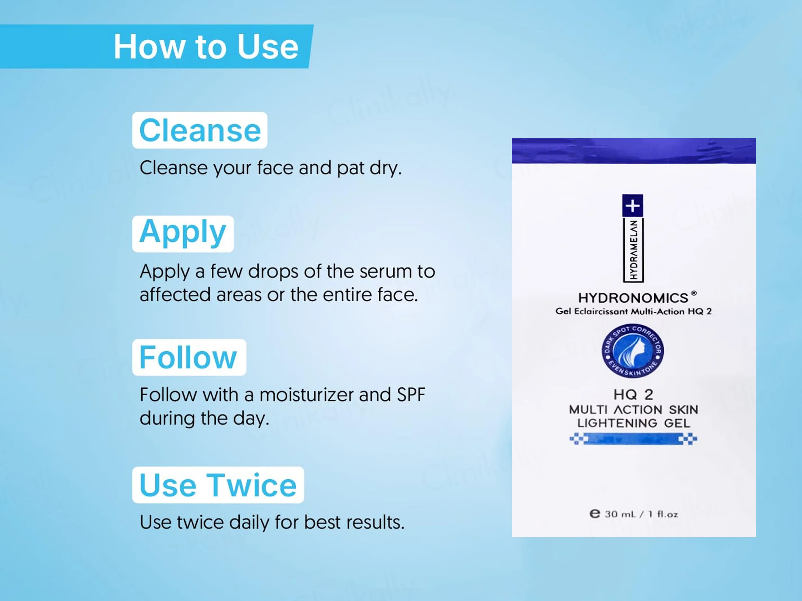 VRH HQ 2 Multi Action Skin Lightening Gel - Image 4