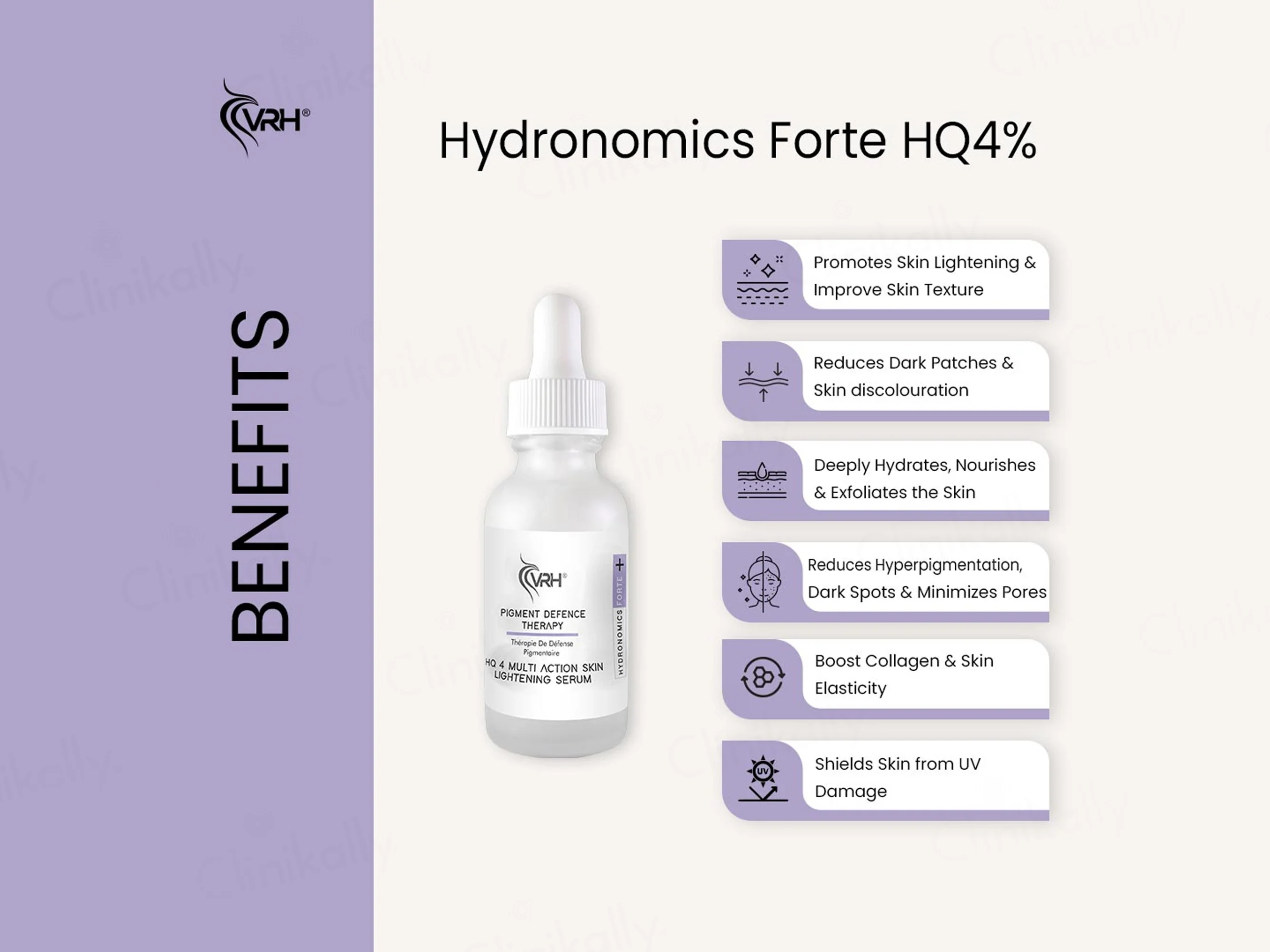 VRH HQ 4 Multi Action Pigment Defence Therapy Skin Lightening Serum - Image 4