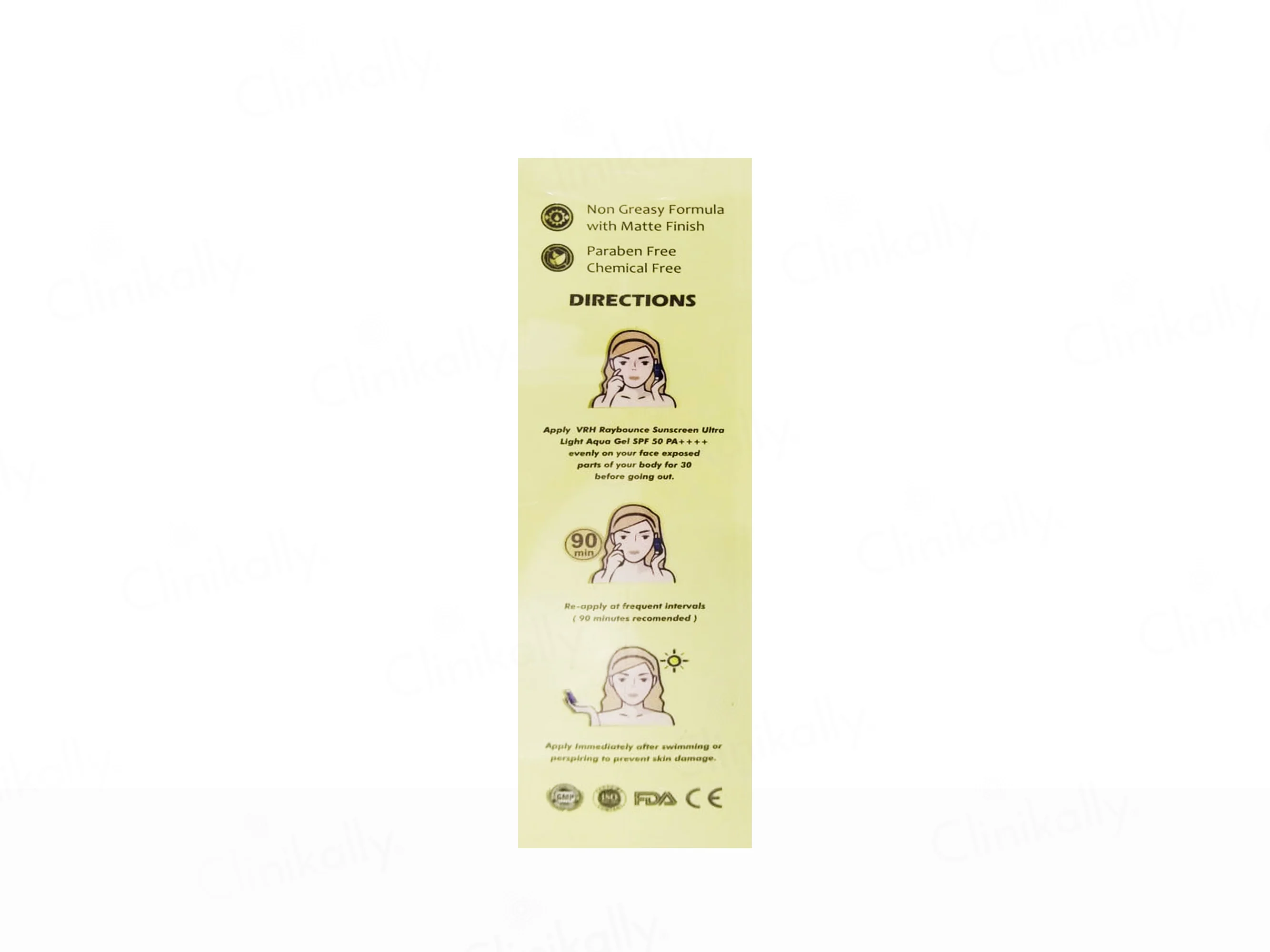 VRH Raybounce 5 In 1 Ultra Light Aqua Gel Sunscreen SPF 50 PA++++ - Image 4