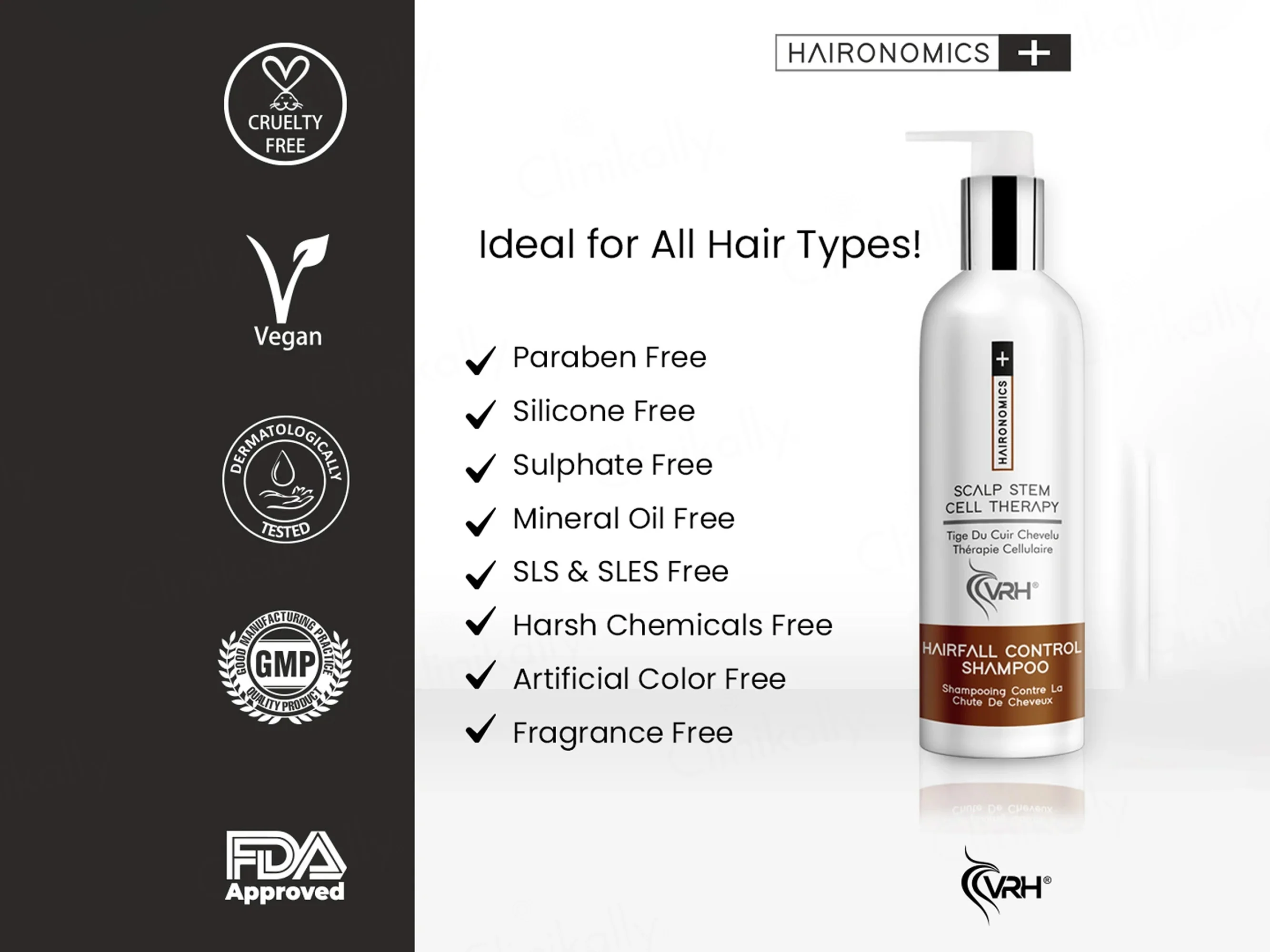 VRH Scalp Stem Cell Therapy Hairfall Control Shampoo - Image 3