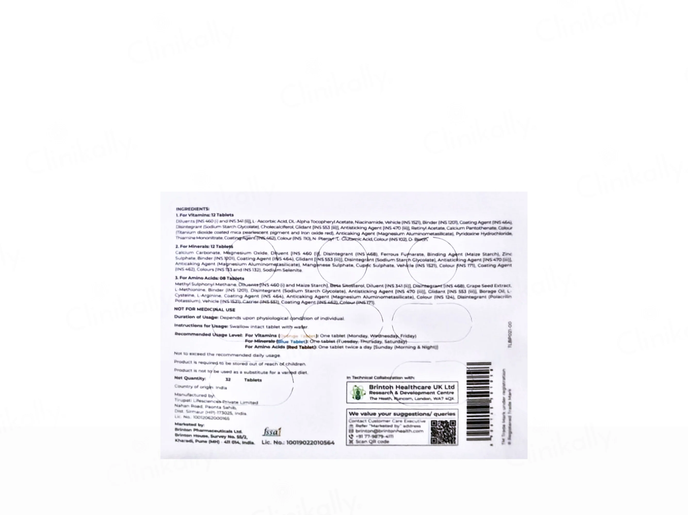 Well Grow Cyclical Therapy Tablet For Men - Image 2