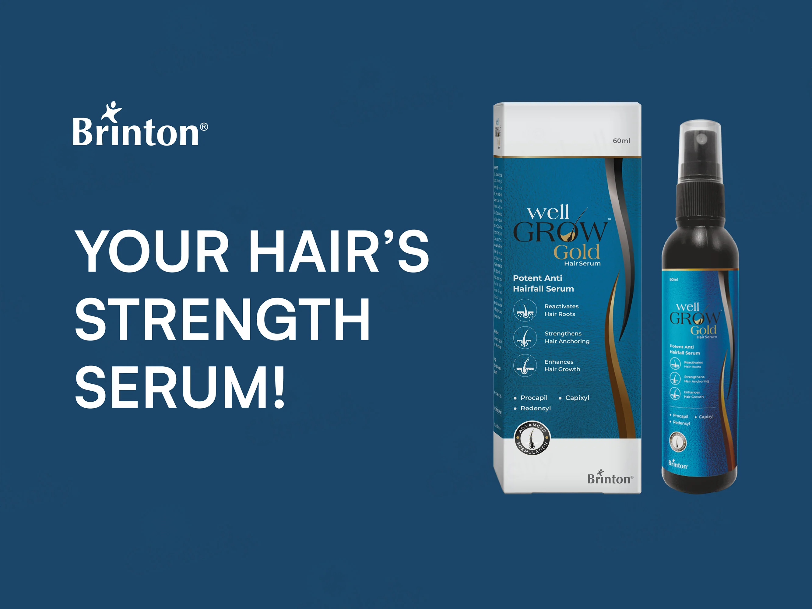 Well Grow Gold Anti-Hairfall Hair Serum - Image 3