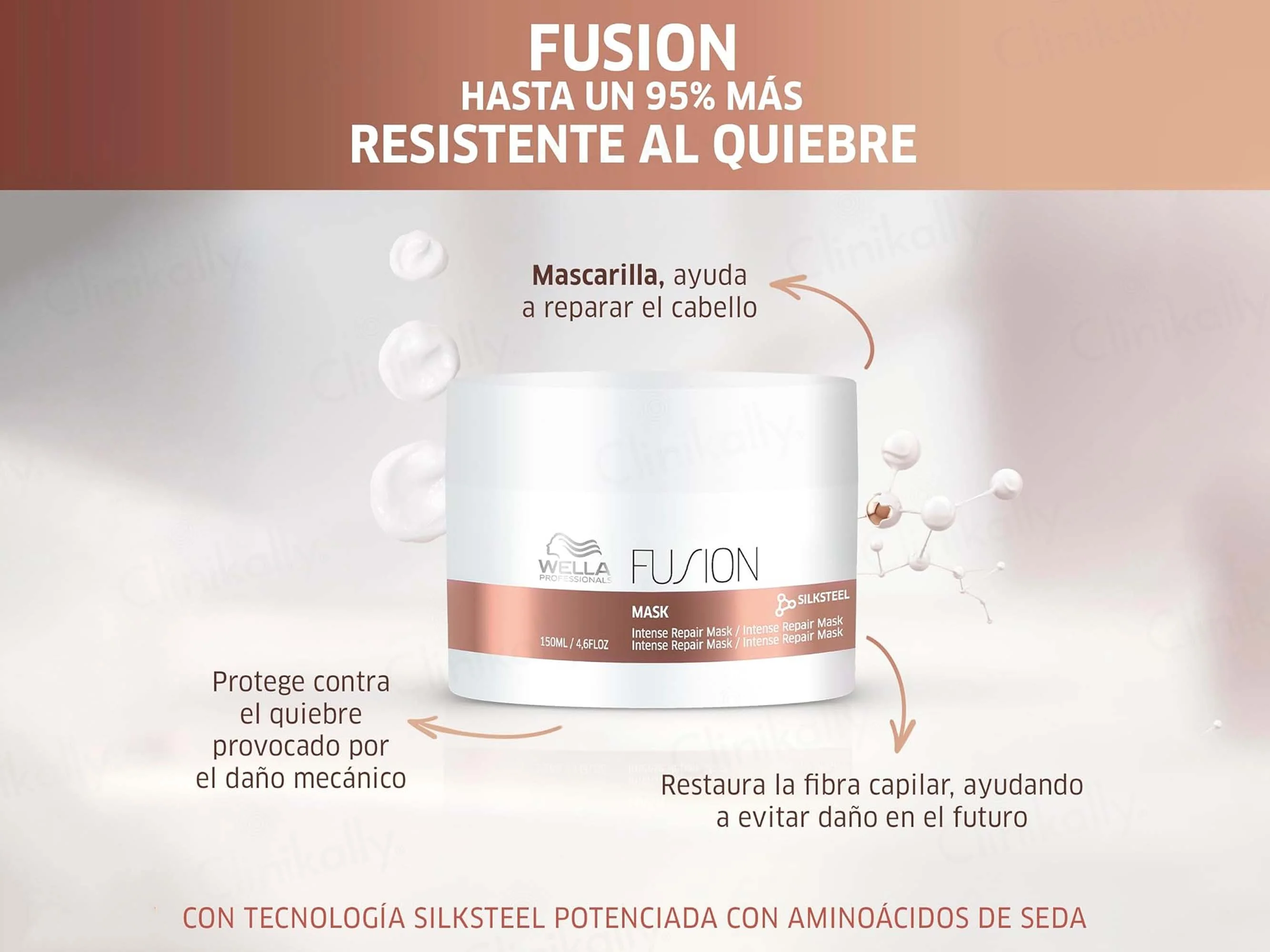 Wella Professionals Fusion Intense Repair Hair Mask - Image 2