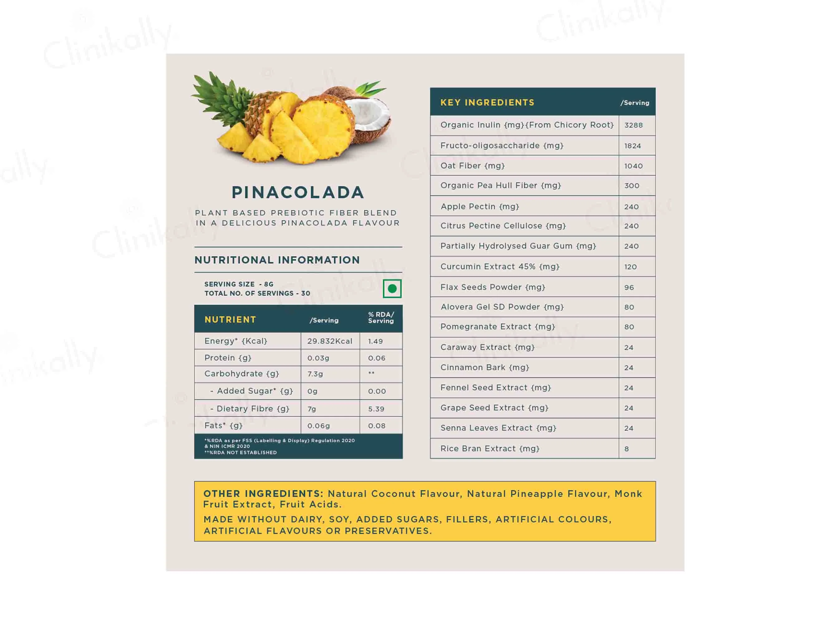 Wellbeing Nutrition Daily Fiber Powder - Image 2