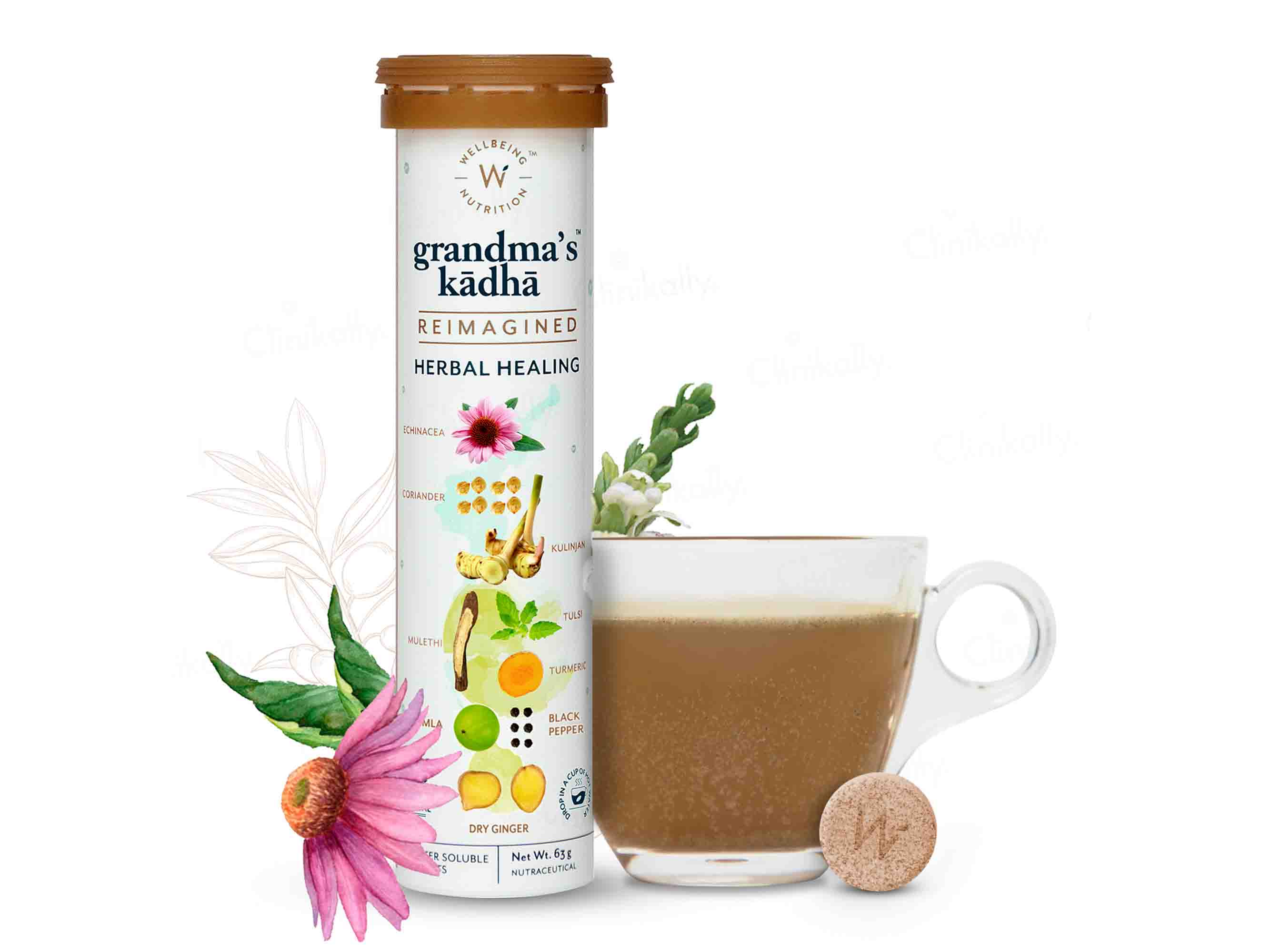 Wellbeing Nutrition Grandma's Kadha Herbal Tablet - Image 2